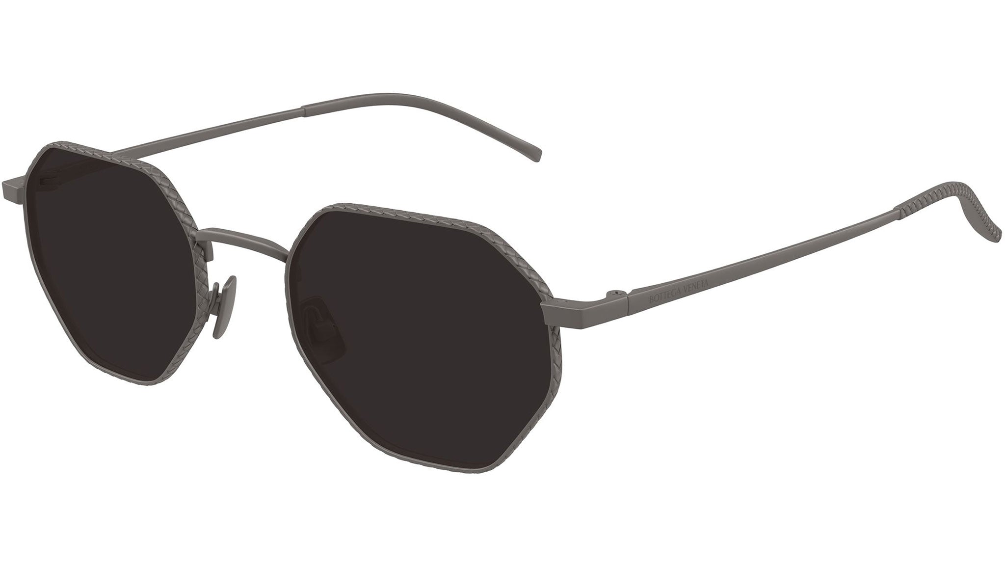 BV1471S Bottega Veneta Panthos Sunglasses 001 Ruthenium - eye-oo.com