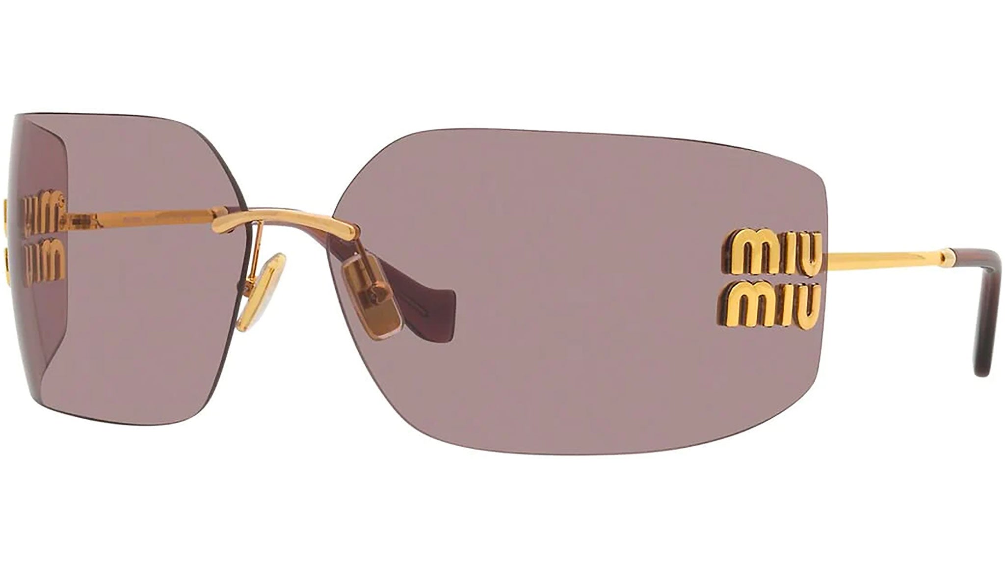Miu Miu MU 54YS Sunglasses 5AK06I Gold - eye-oo.com