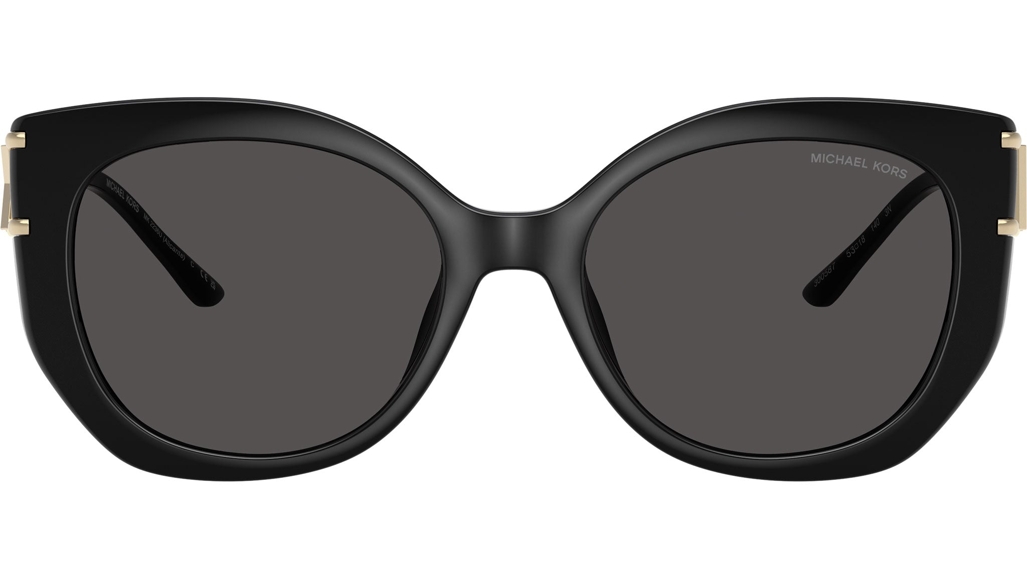 Michael Kors Alicante MK2236U Sunglasses 300587 Black - eye-oo.com