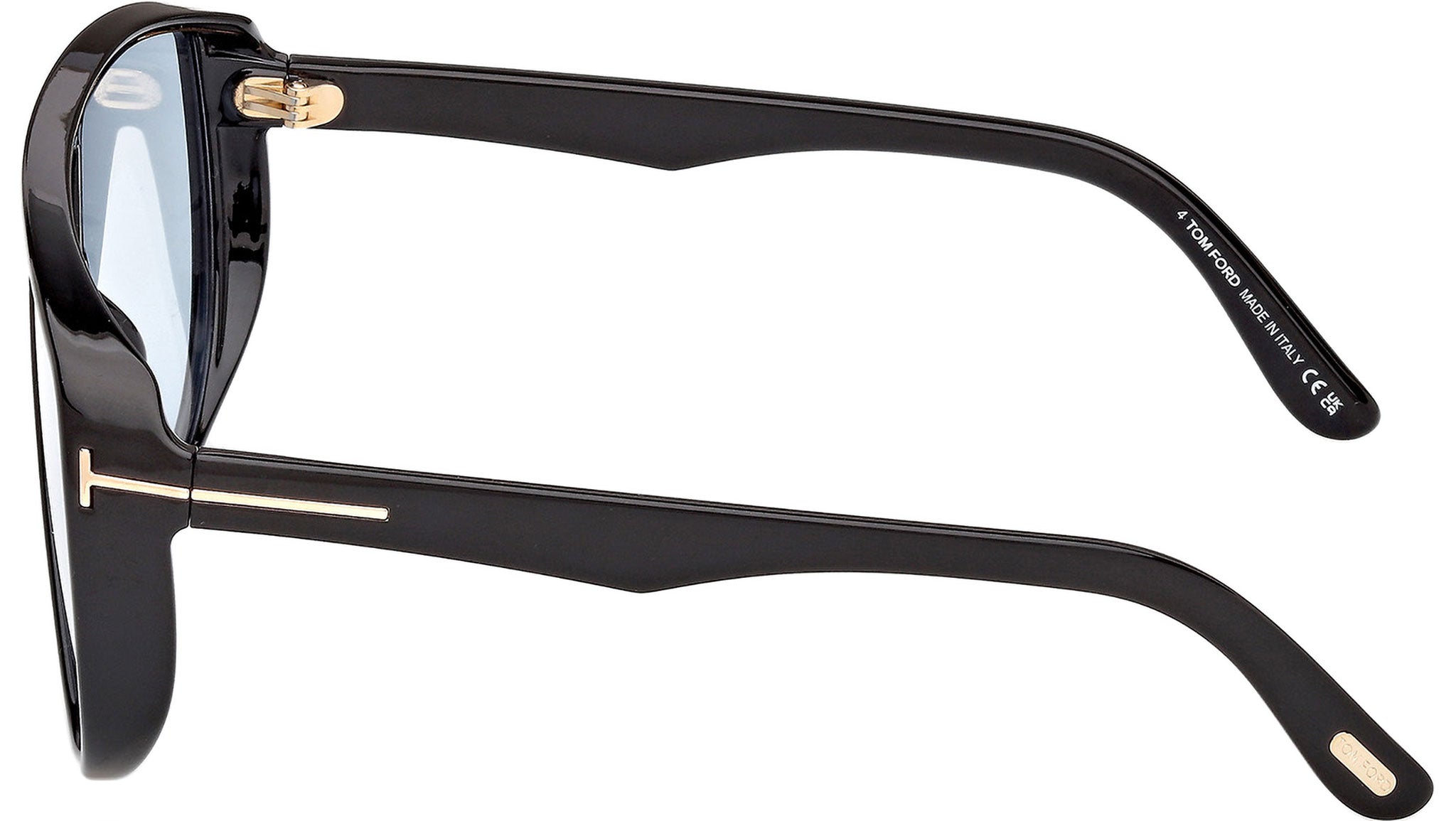 Tom Ford Achilles Sunglasses FT1182 01V Shiny Black - eye-oo.com