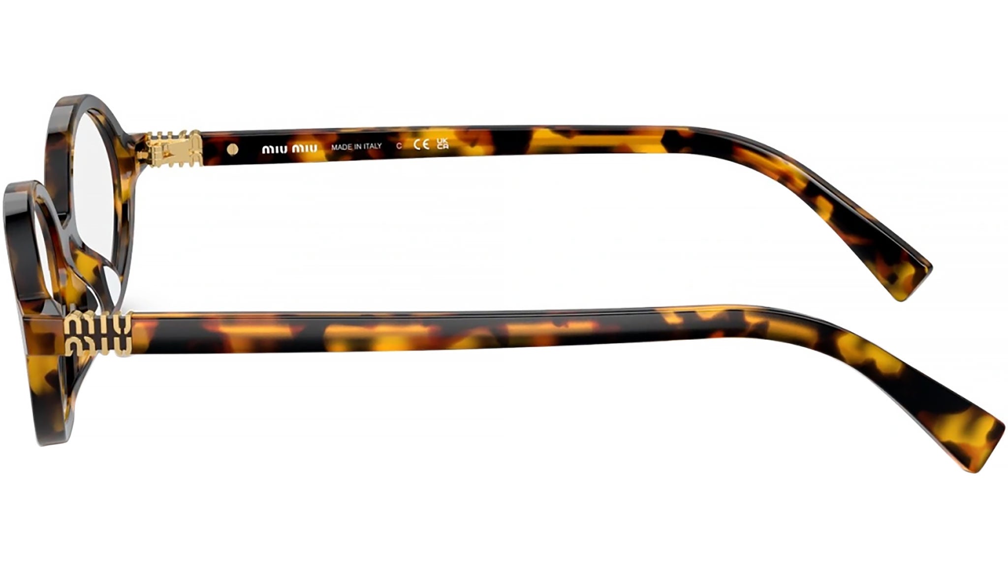 Miu Miu MU 04ZS Sunglasses VAU08N Tortoise - eye-oo.com