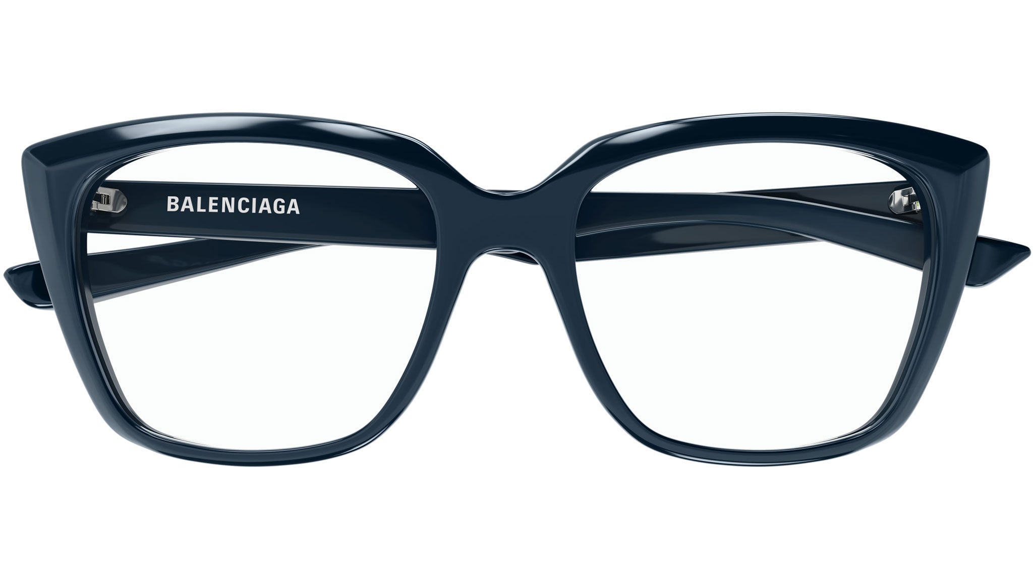 BB0062O Balenciaga Cat Eye Eyeglasses 007 Blue - eye-oo.com