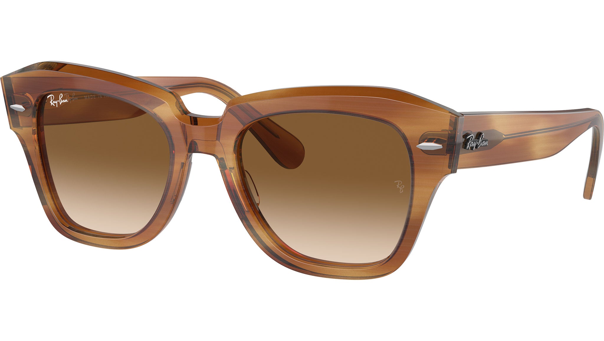 Ray-Ban STATESTREET polarized sunglasses Ray Ban State Street Sun – Polished Black Polarized – One  main image 4
