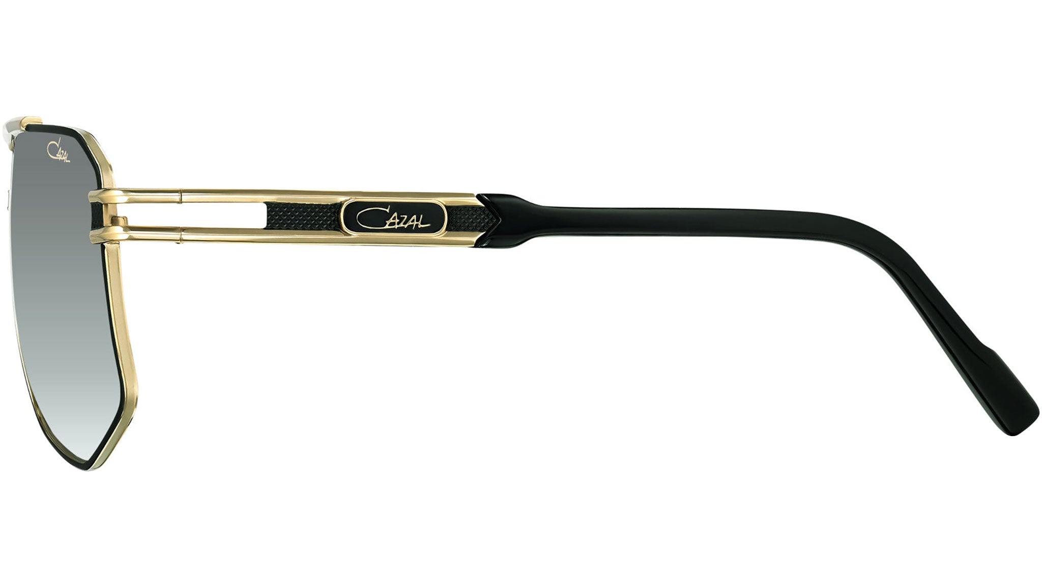 極美品✨90s Y2K CAZAL カザール 944 sunglasses Cazal Model 9110 001 Sunglasses Black-Gold - eye-oo.com