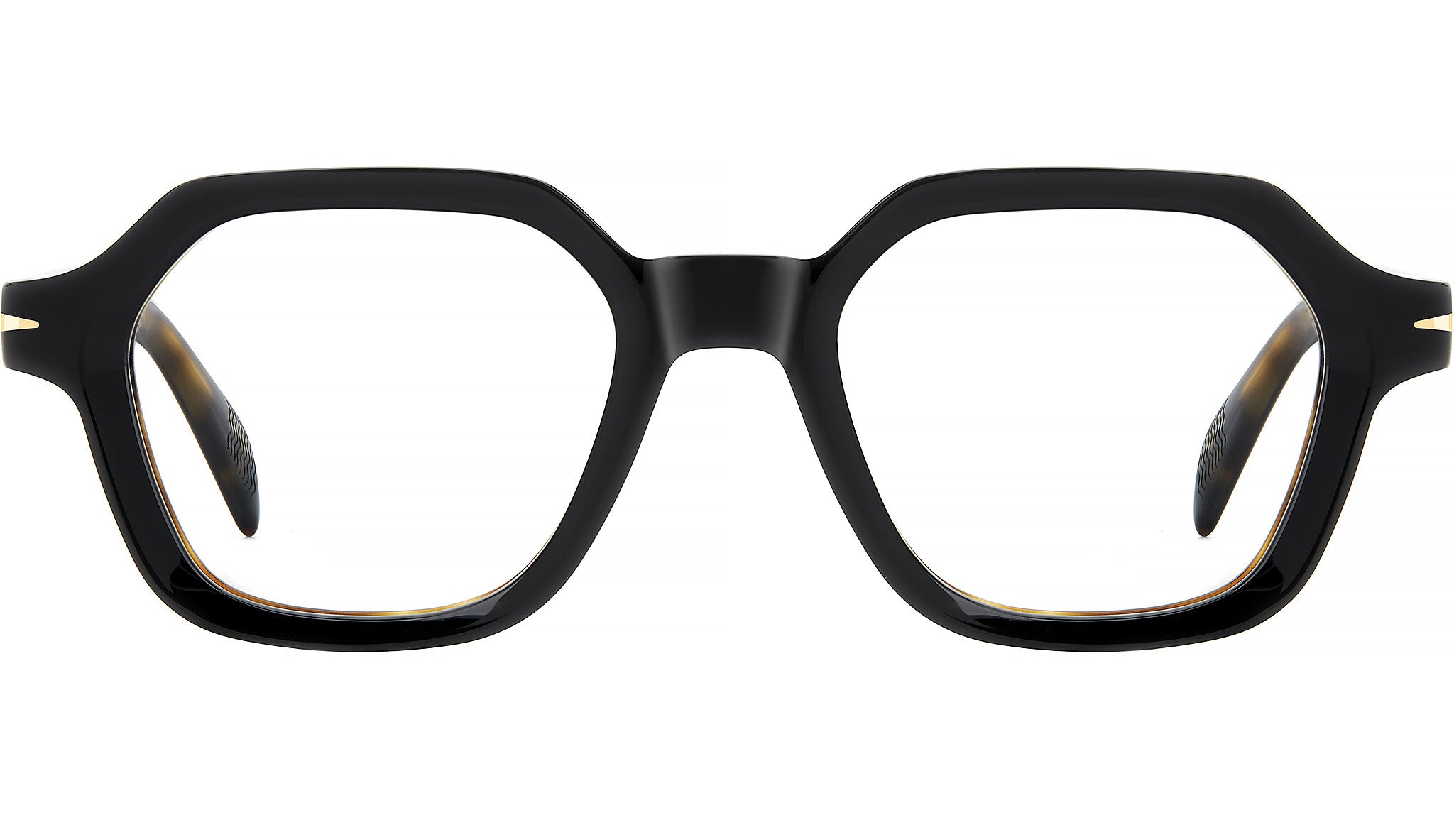 David Beckham DB 7140 WR7 Optical Frame Black Havana - eye-oo.com