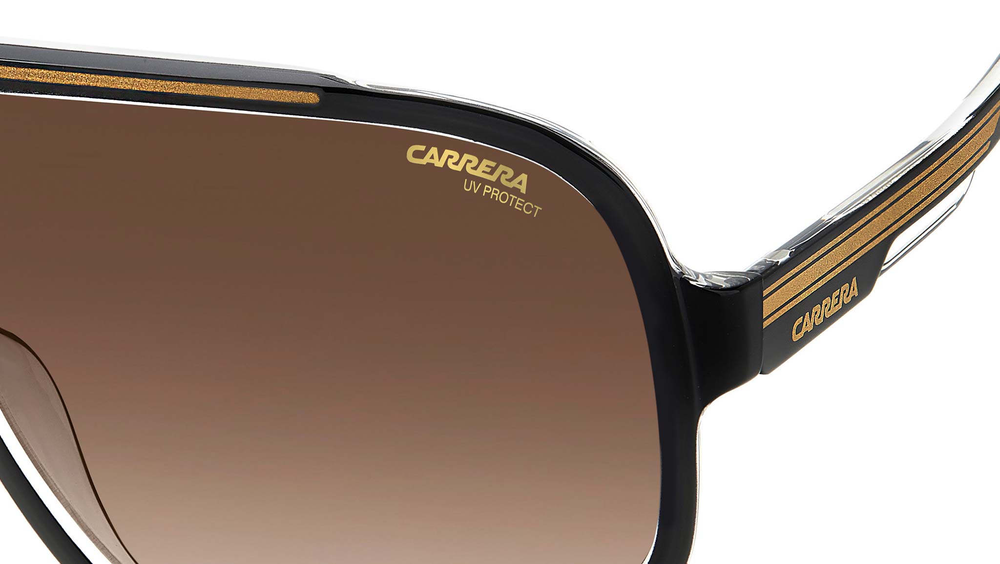 Carrera 1058/S 2M2 HA Sunglasses Black Gold - Main Image