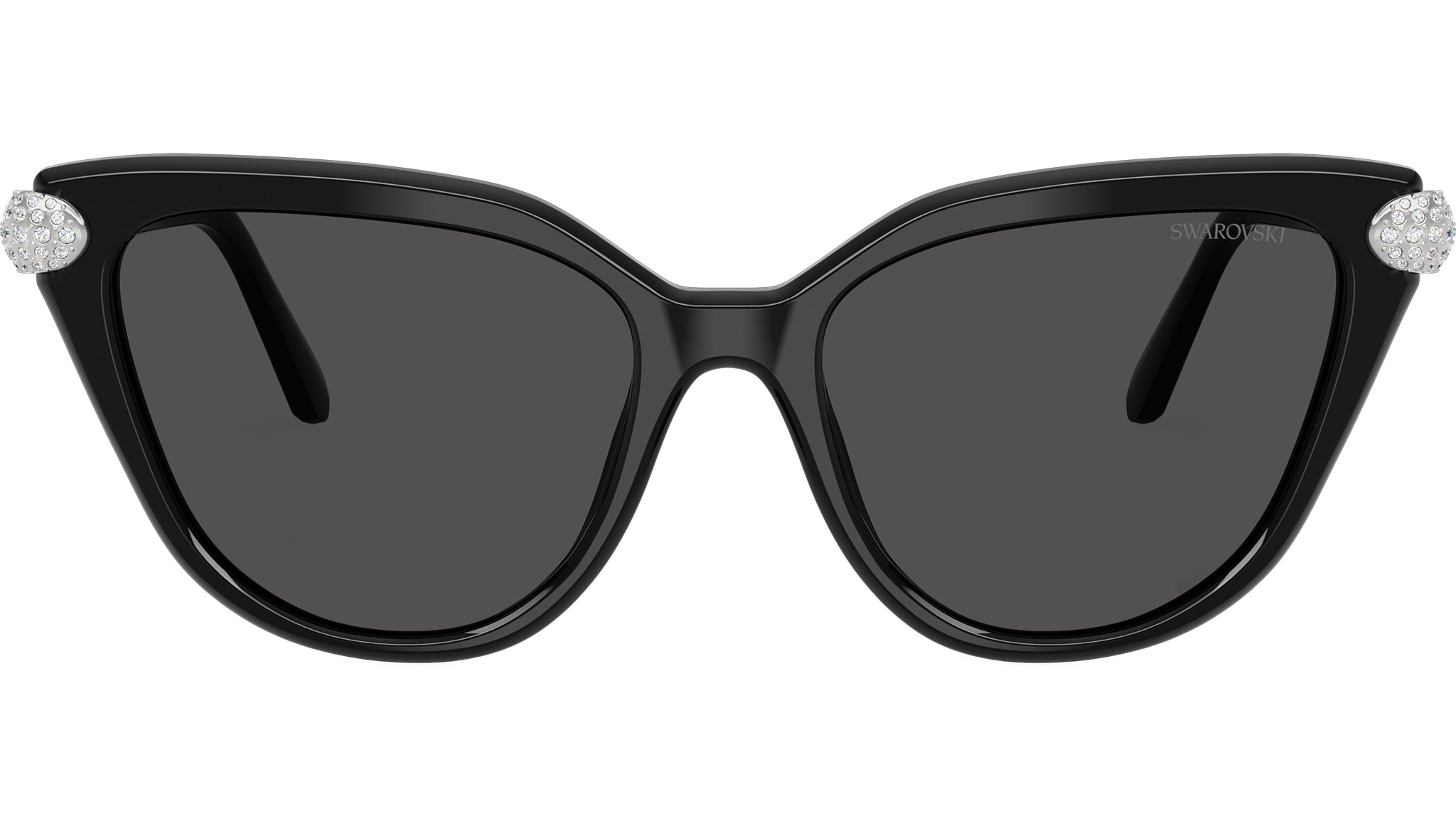 Swarovski Black Sunglasses Swarovski SK6032 1001/87 Sunglasses - US main image 2