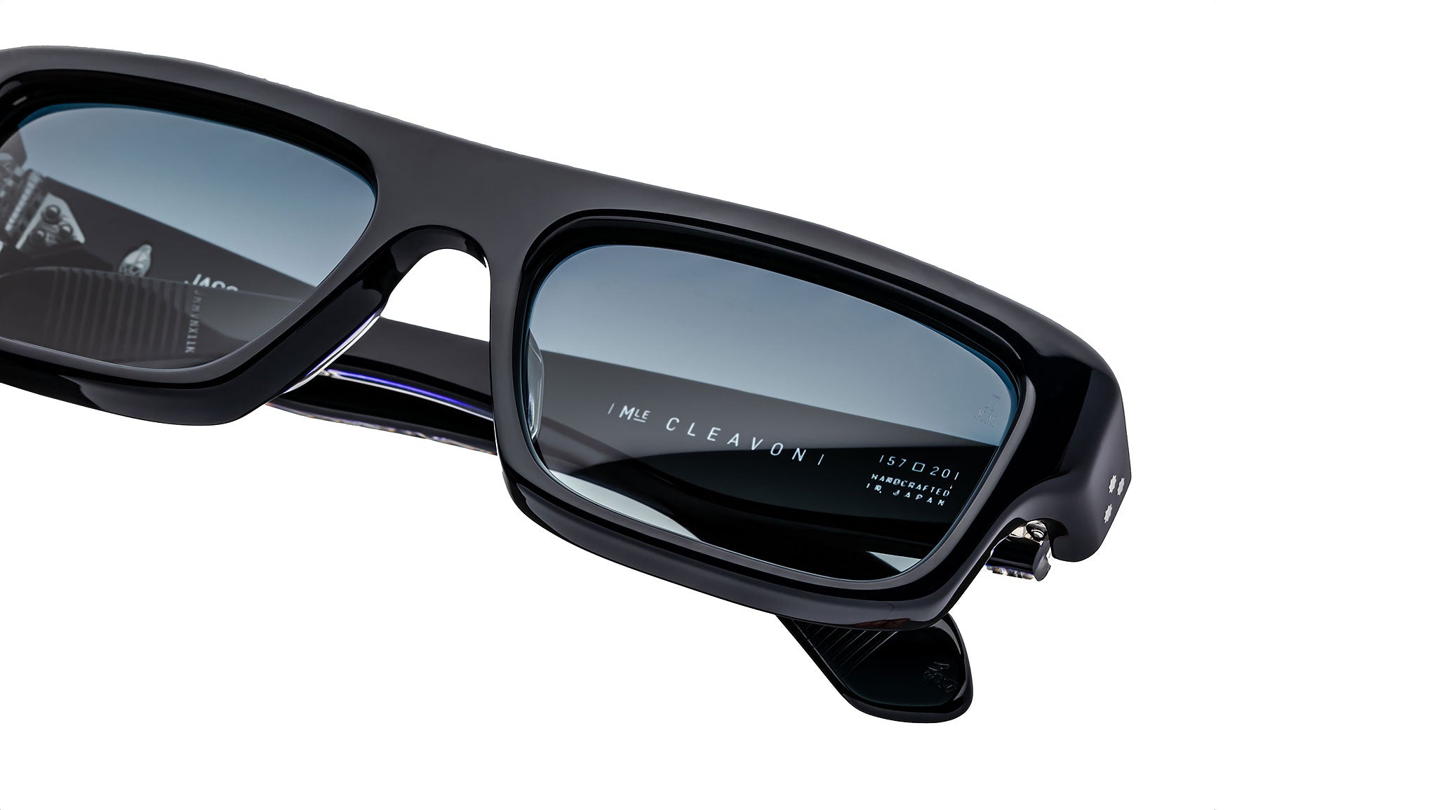 VERGELMER ブラックメタル　BLACKL Jacques Marie Mage Cleavon 57 Regal Sunglasses JMMVNX-11K - eye-oo.com