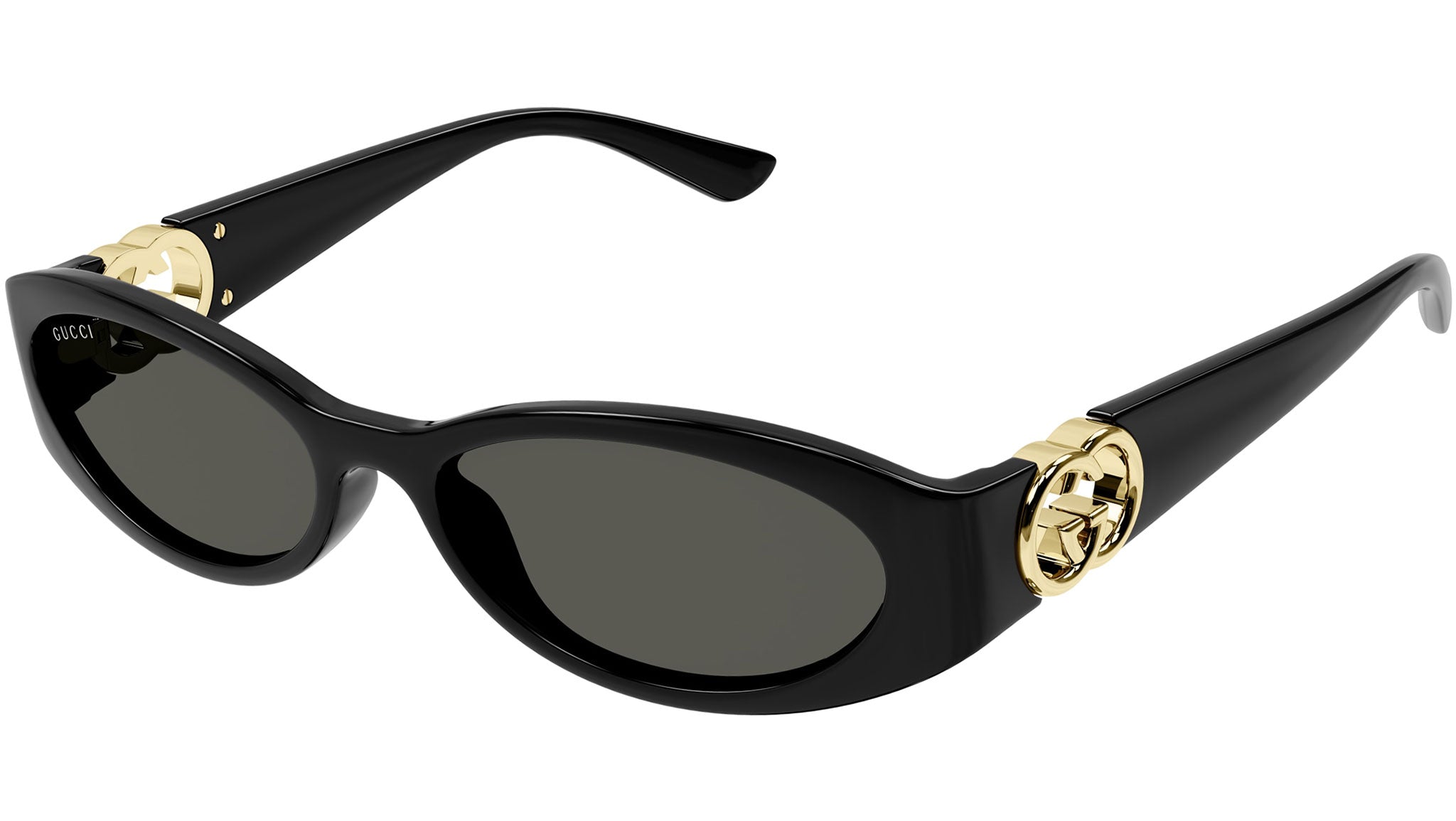 最終値下 GUCCI archive sunglasses BLACK logo Gucci GG1660S 001 Sunglasses Shiny Black - eye-oo.com