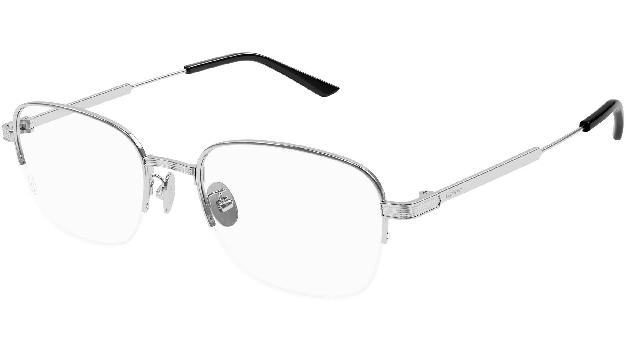 Cartier Première CT0382O Eyeglasses Shiny Silver - eye-oo.com