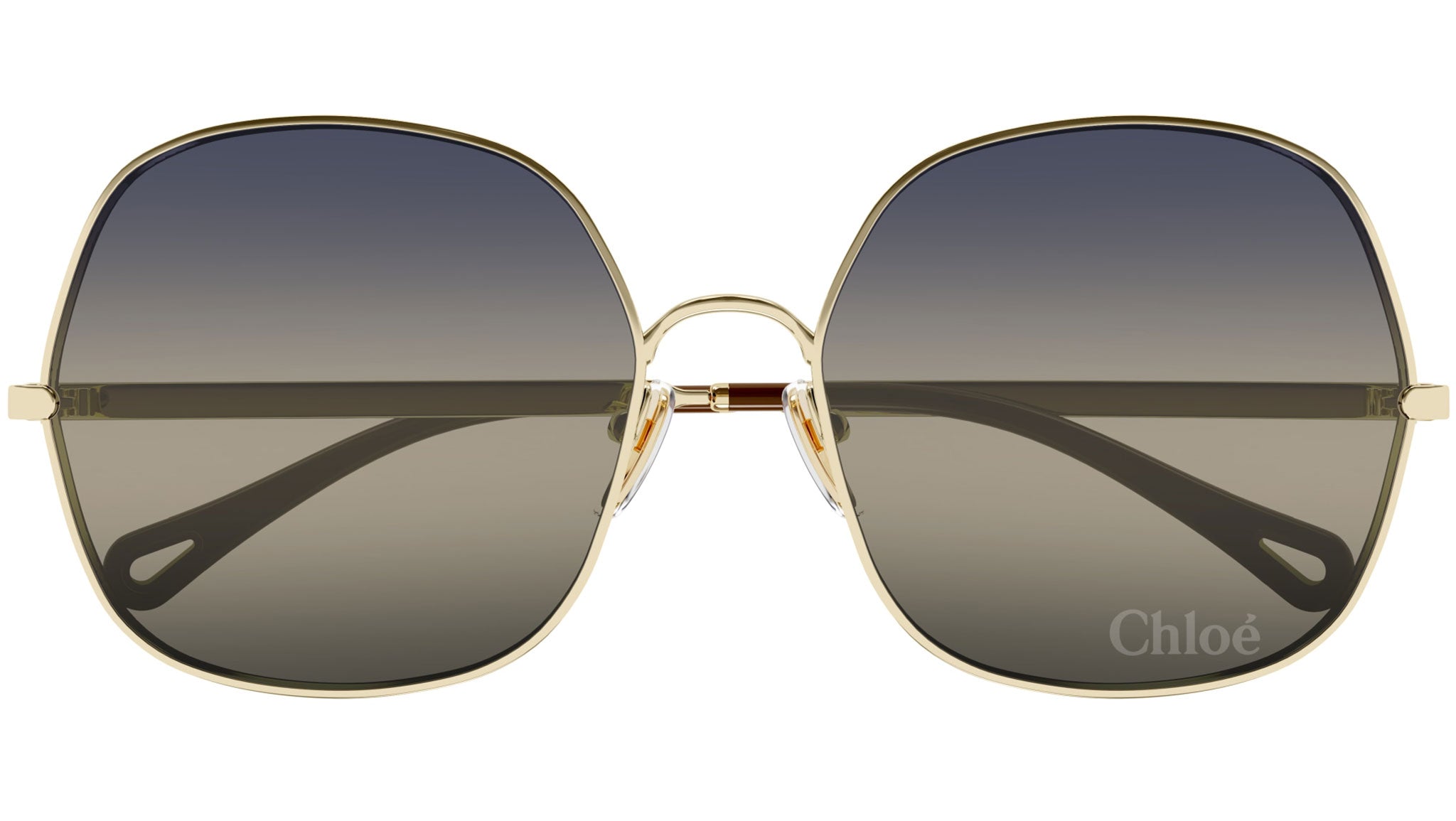 Chloé CE 2216 サングラス 002 CH0282S Chloé Rectangular Sunglasses 002 Gold - eye-oo.com