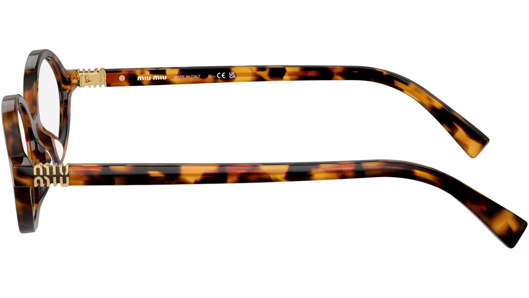 Miu Miu MU 01XV Optical Frame 19P1O1 Tortoise - eye-oo.com