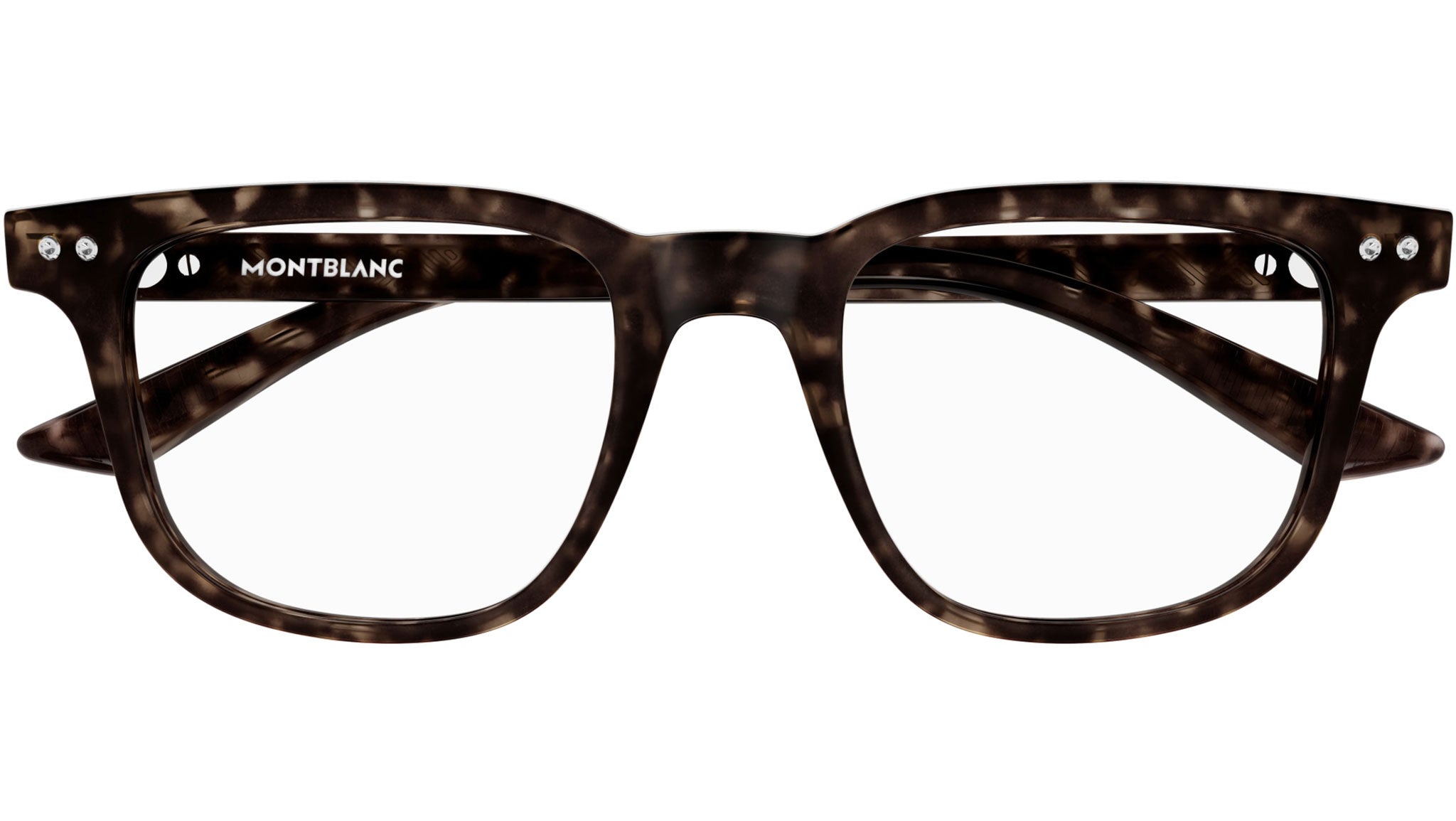 Montblanc MB0256O 010 Eyeglasses Dark Dark Havana