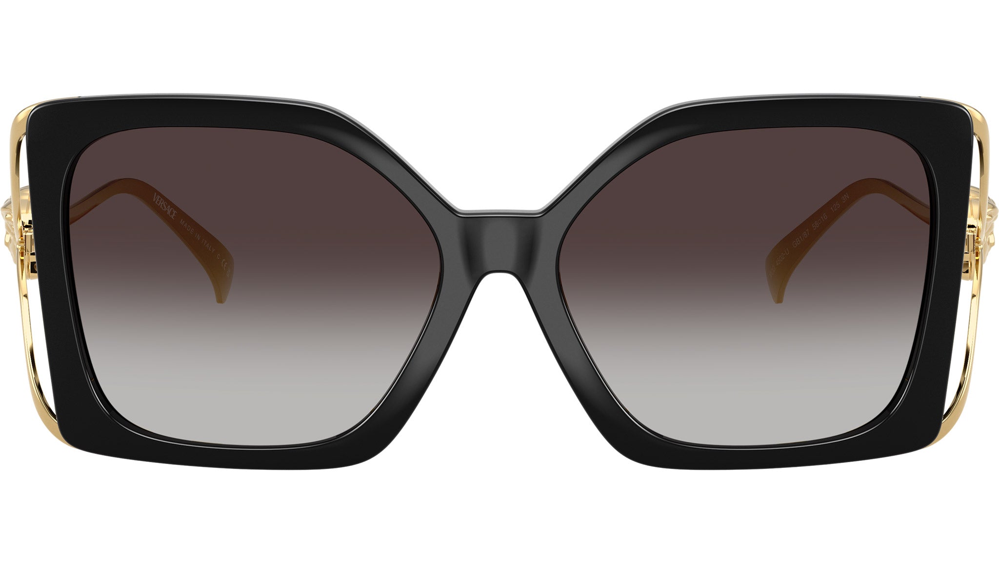 Versace VE4502U Sunglasses GB1/87 Black - eye-oo.com display picture 2