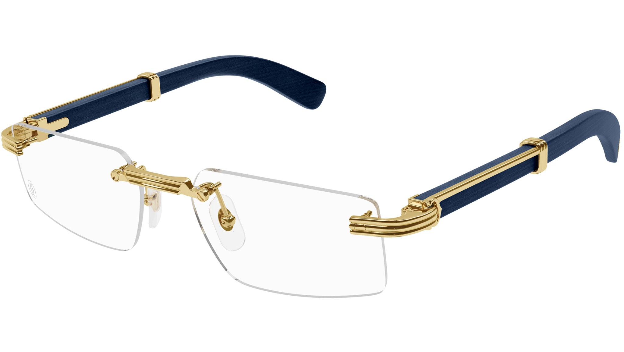 Cartier CT0485O 004 Eyeglasses Shiny Gold - eye-oo.com