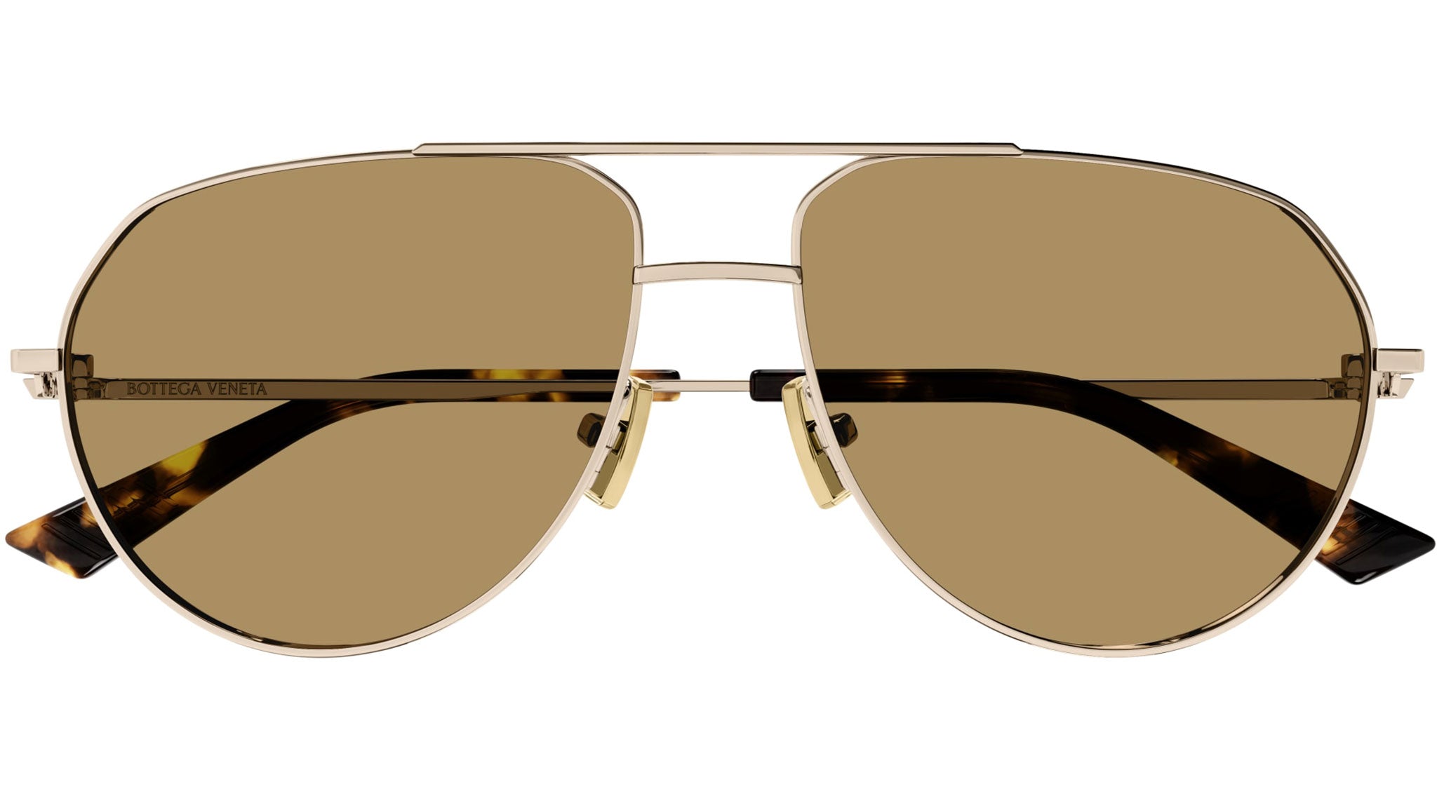 Bottega Veneta Sunglasses BV1302S 002 Gold Gold - eye-oo.com display picture 2