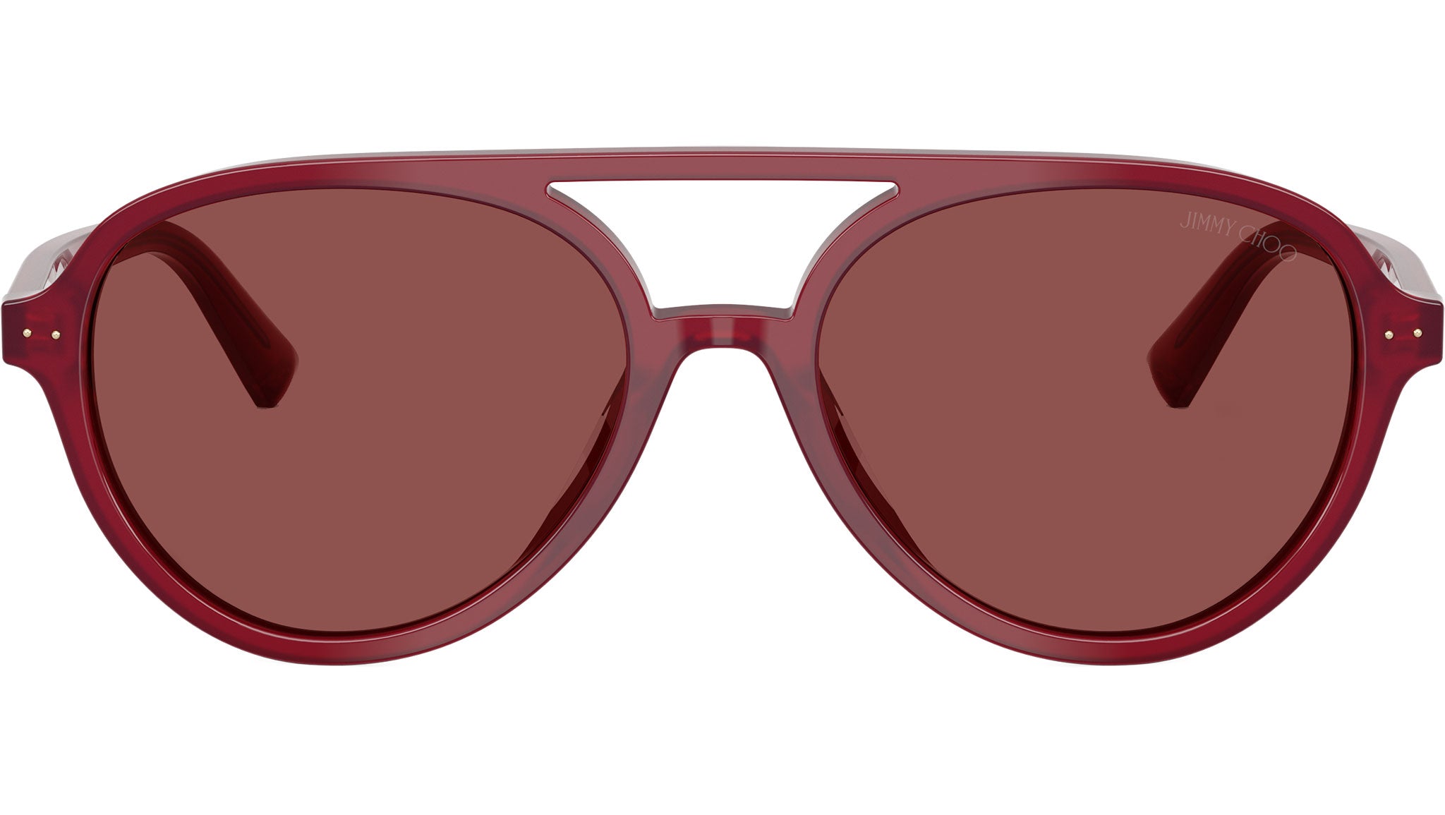 JC5055U Jimmy Choo Sunglasses 508175 Opaline Cranberry - eye 