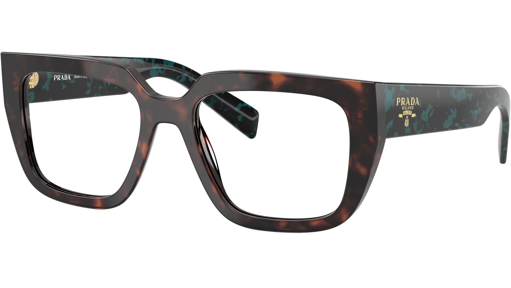 PR A03V Prada Glasses 18Z1O1 Root Tortoise - eye-oo.com