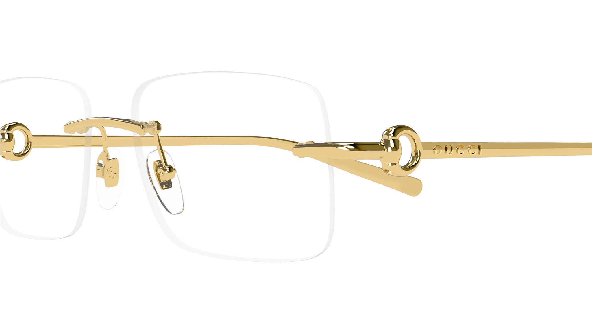 Gucci Eyeglasses GG1703O 003 Shiny Endura Gold - Main Image