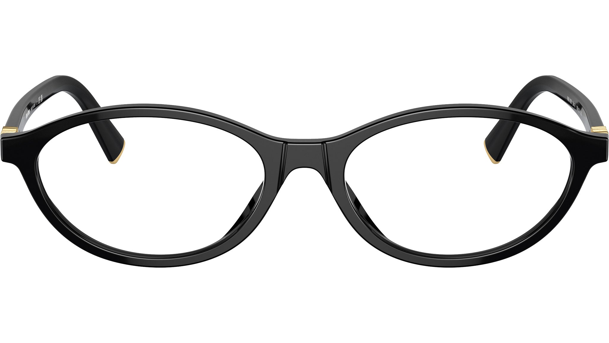 小物 archive MIUMIU llic Cat Eyewear Miu Miu 0MU 09XV Optical Frame 16K1O1 Black - eye-oo.com