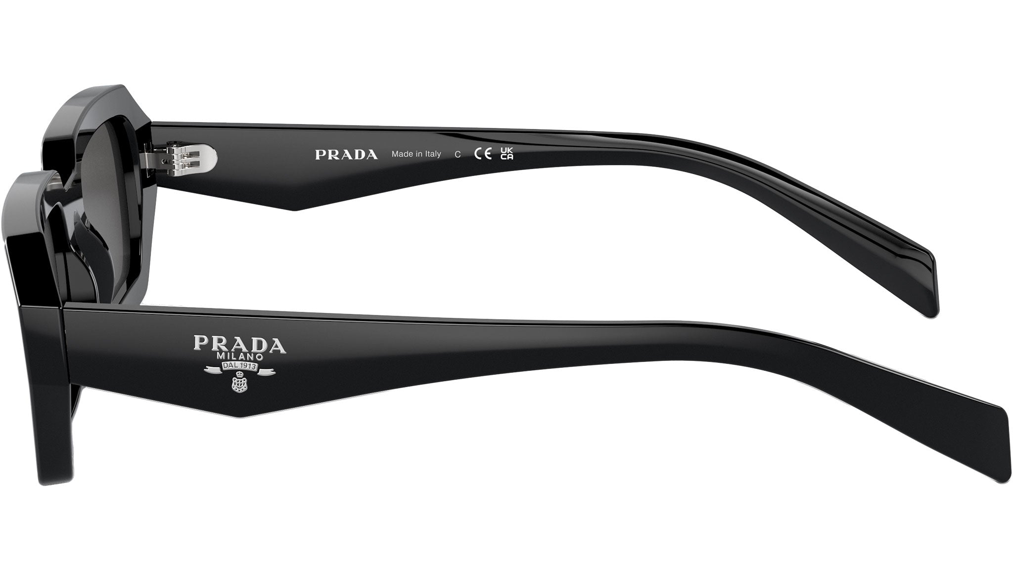 Prada PR A12S Sunglasses 16K08Z Black - eye-oo.com
