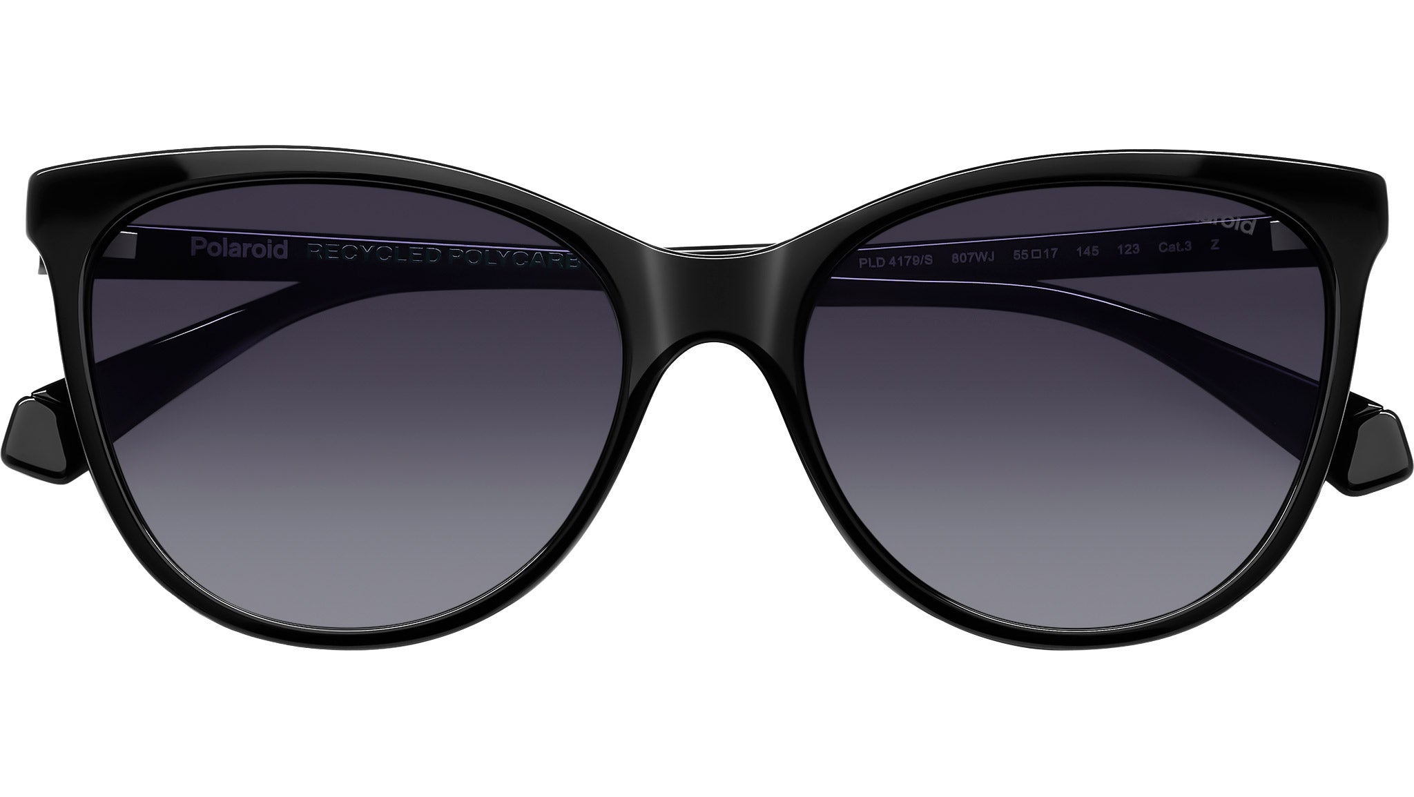 plntaris ブラック サングラス Polaroid PLD 4179/S 807 WJ Sunglasses Black - eye-oo.com