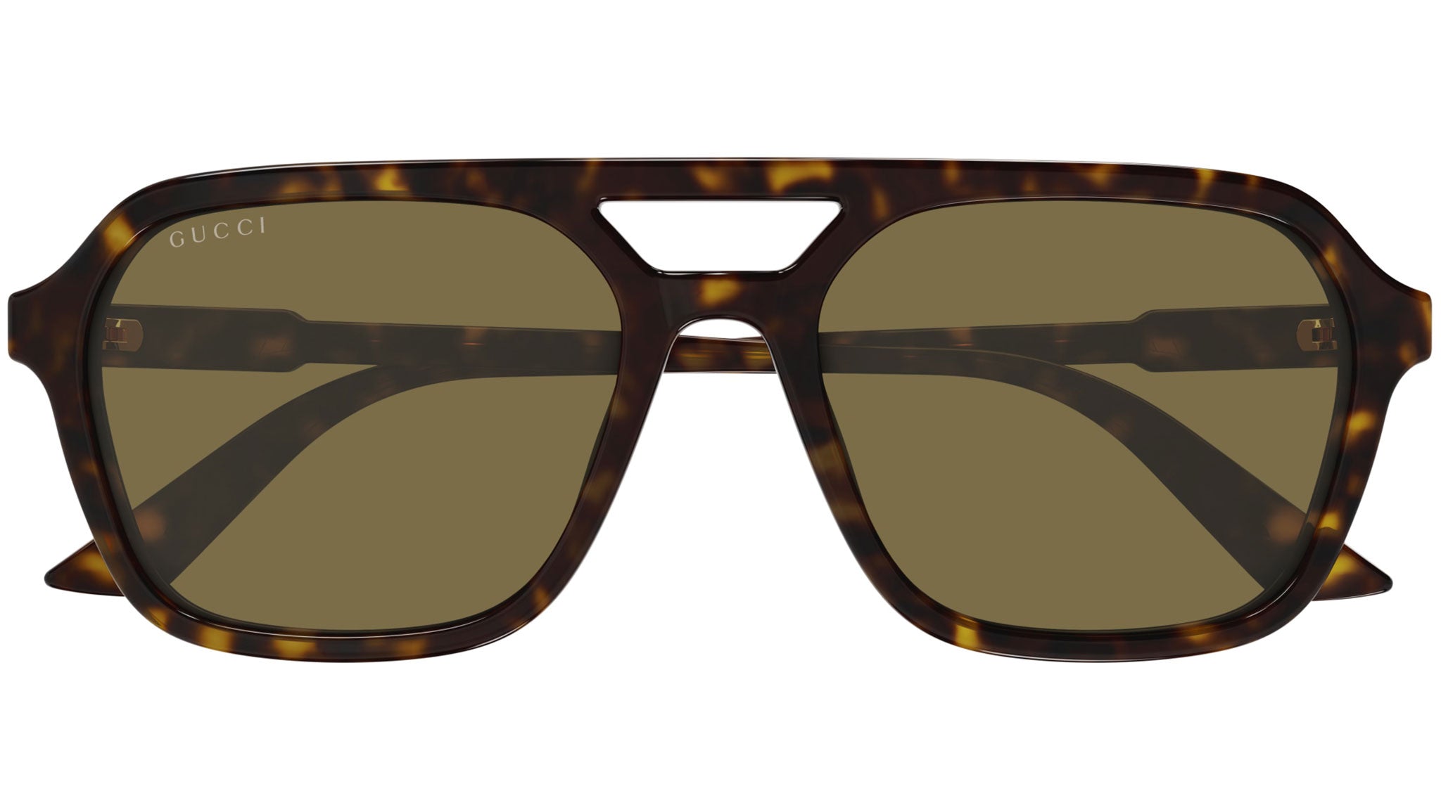 Gucci GG1823SA 002 Pilot Sunglasses Dark Havana - eye-oo.com