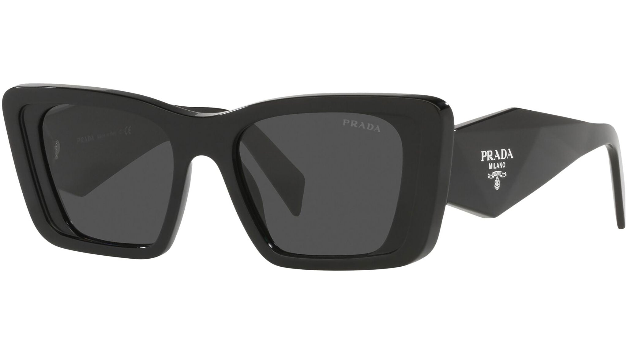 Prada PR 08YS 1AB5S0 Sunglasses Black - eye-oo.com