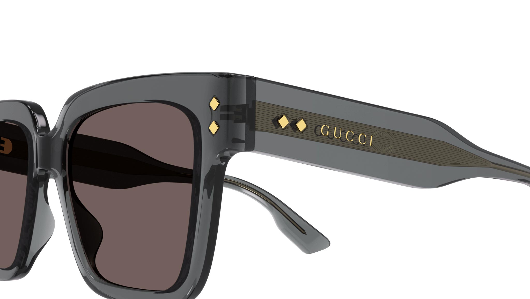 Gucci GG1084S 004 Dark Grey Sunglasses - eye-oo.com
