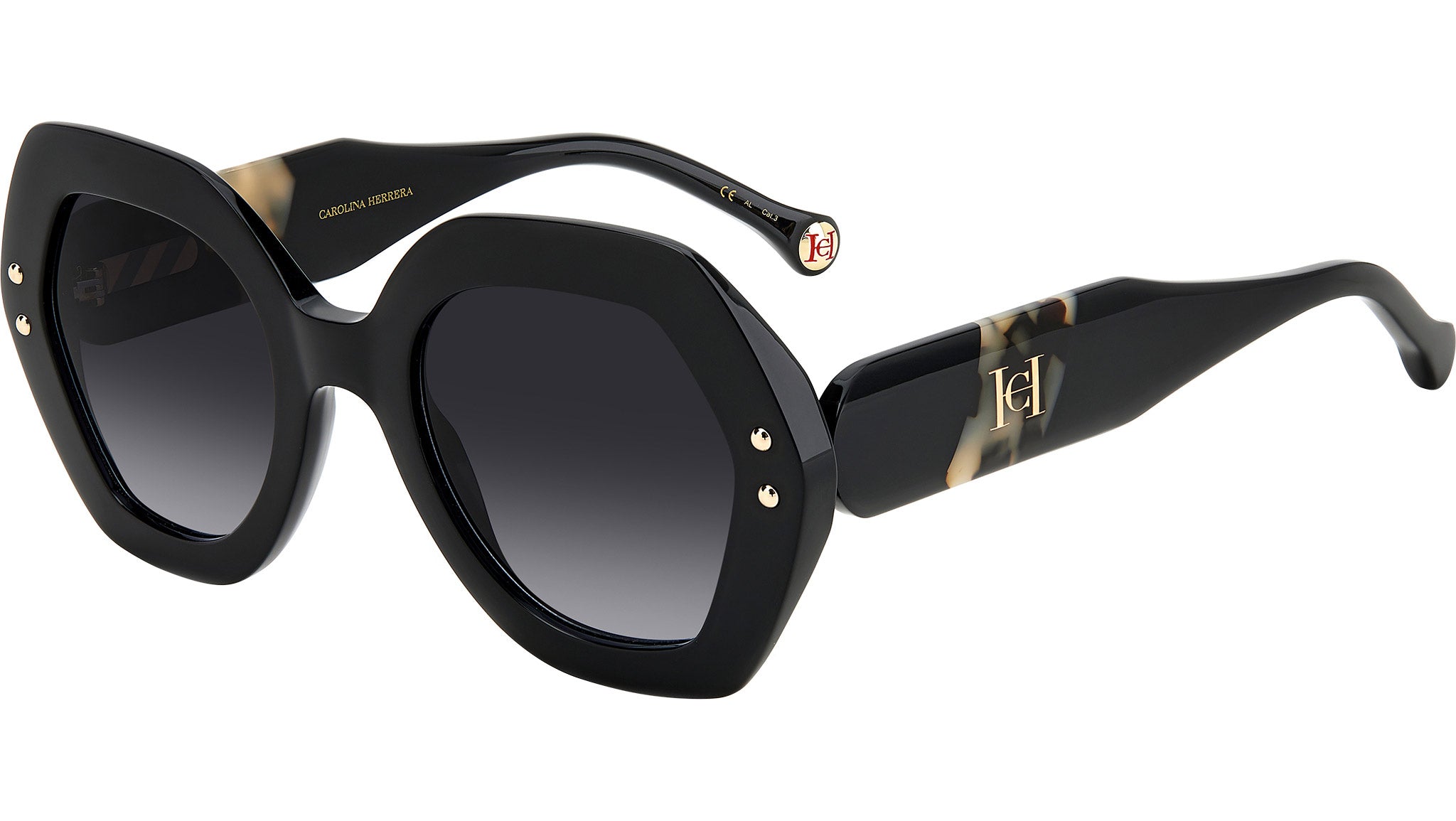 Carolina Herrera HER 0126/S WR7 Sunglasses Black Havana  display picture 2