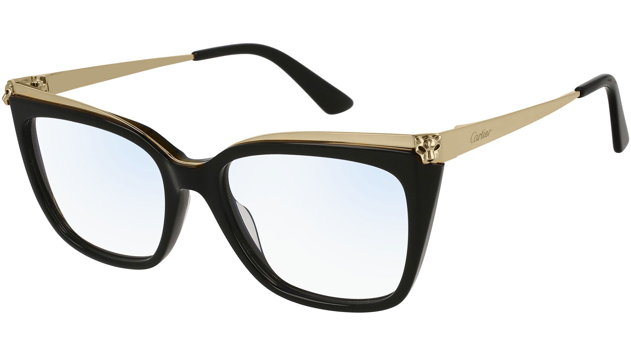 Cartier CT0033O 001 Gold Black Optical Frame - eye-oo.com