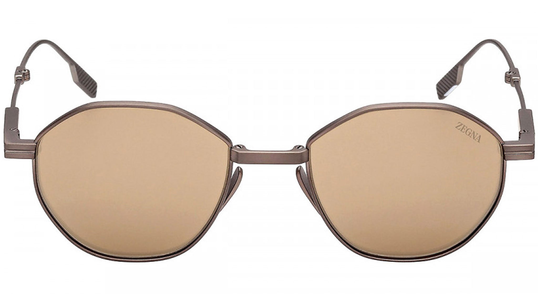 Zegna EZ0247 34E Sunglasses Shiny Dark Bronze - eye-oo.com