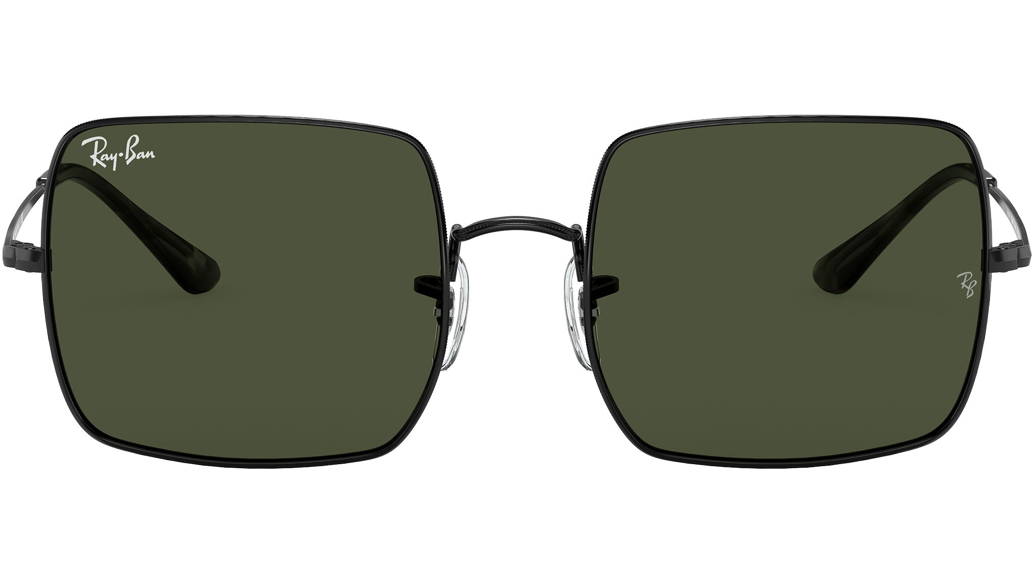 Ray-Ban RB 1971 クリア/ブラックメガネ Ray-Ban Square RB1971 914831 Black Sunglasses - eye-oo.com