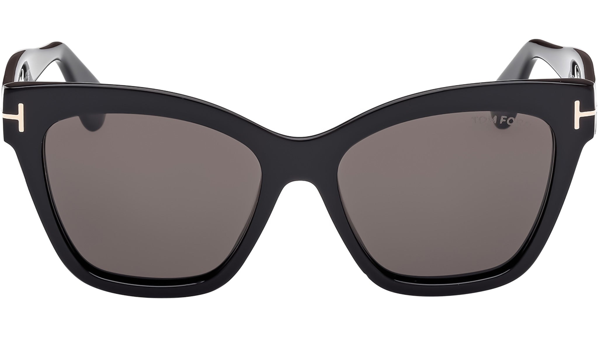 Tom Ford Women\'s Black Gloss Cat-Eye Sunglasses Amazon.com: Sunglasses Tom Ford FT 0937 Nora 01D Shiny Black  main image 2