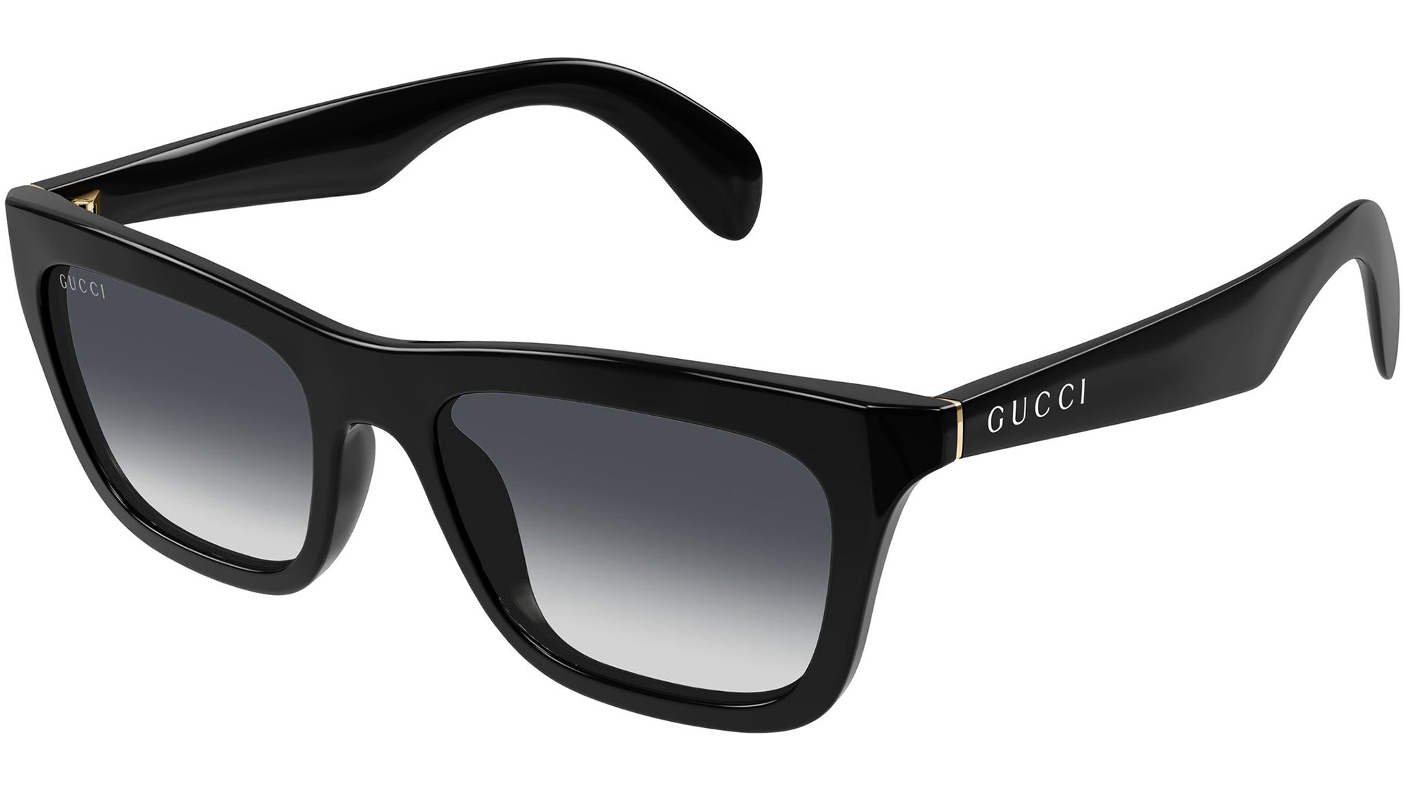 Gucci GG1933S 001 Black Rectangular Sunglasses - eye-oo.com display picture 3