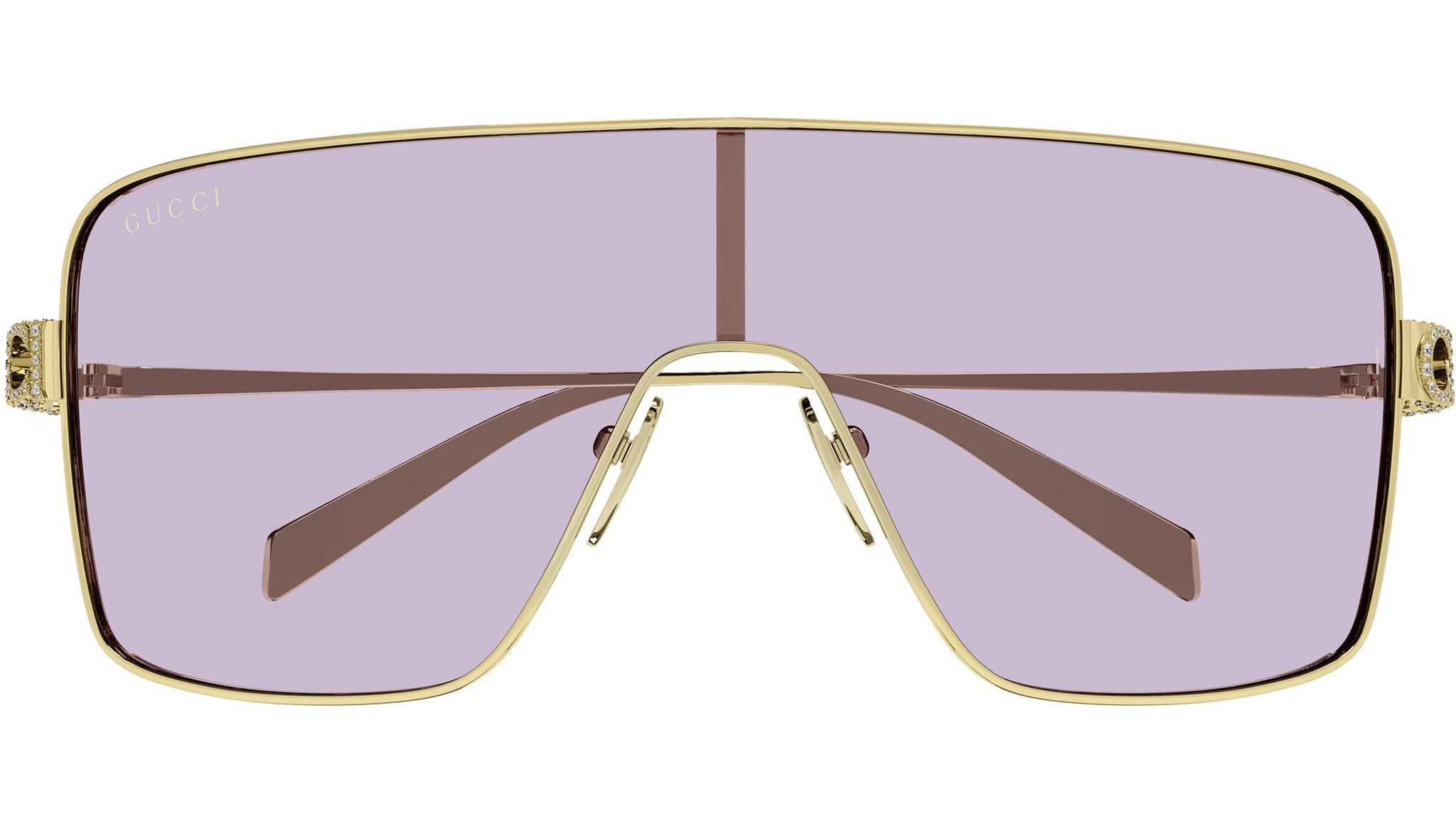 値下げ　GUCCI サングラス ゴールド/グレー グッチ GUCCI サングラス アイウェア UVカット GG1457S-005 スクエア型