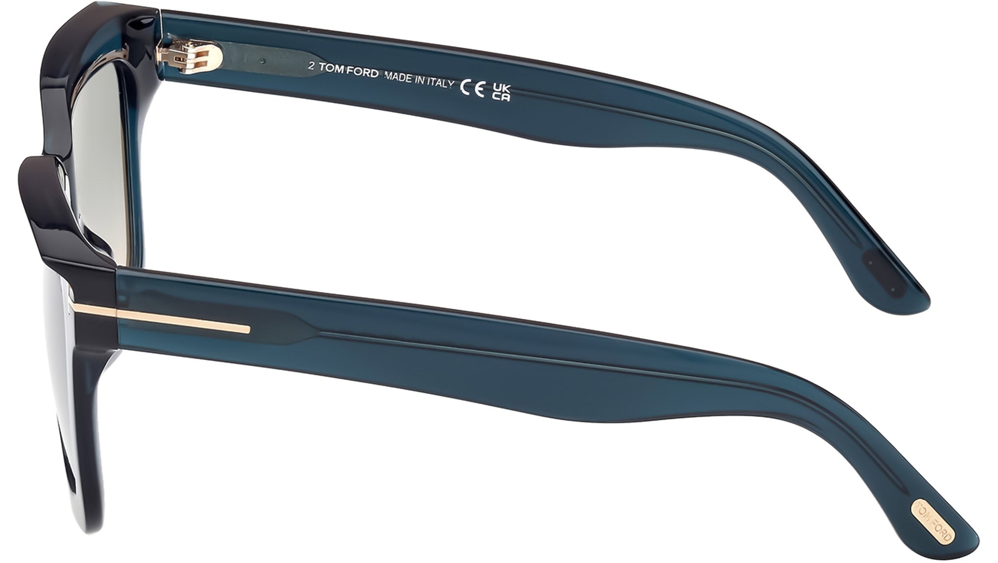 tom様 Tom Ford Leigh-02 Sunglasses FT1115 92P Shiny Blue - eye-oo.com