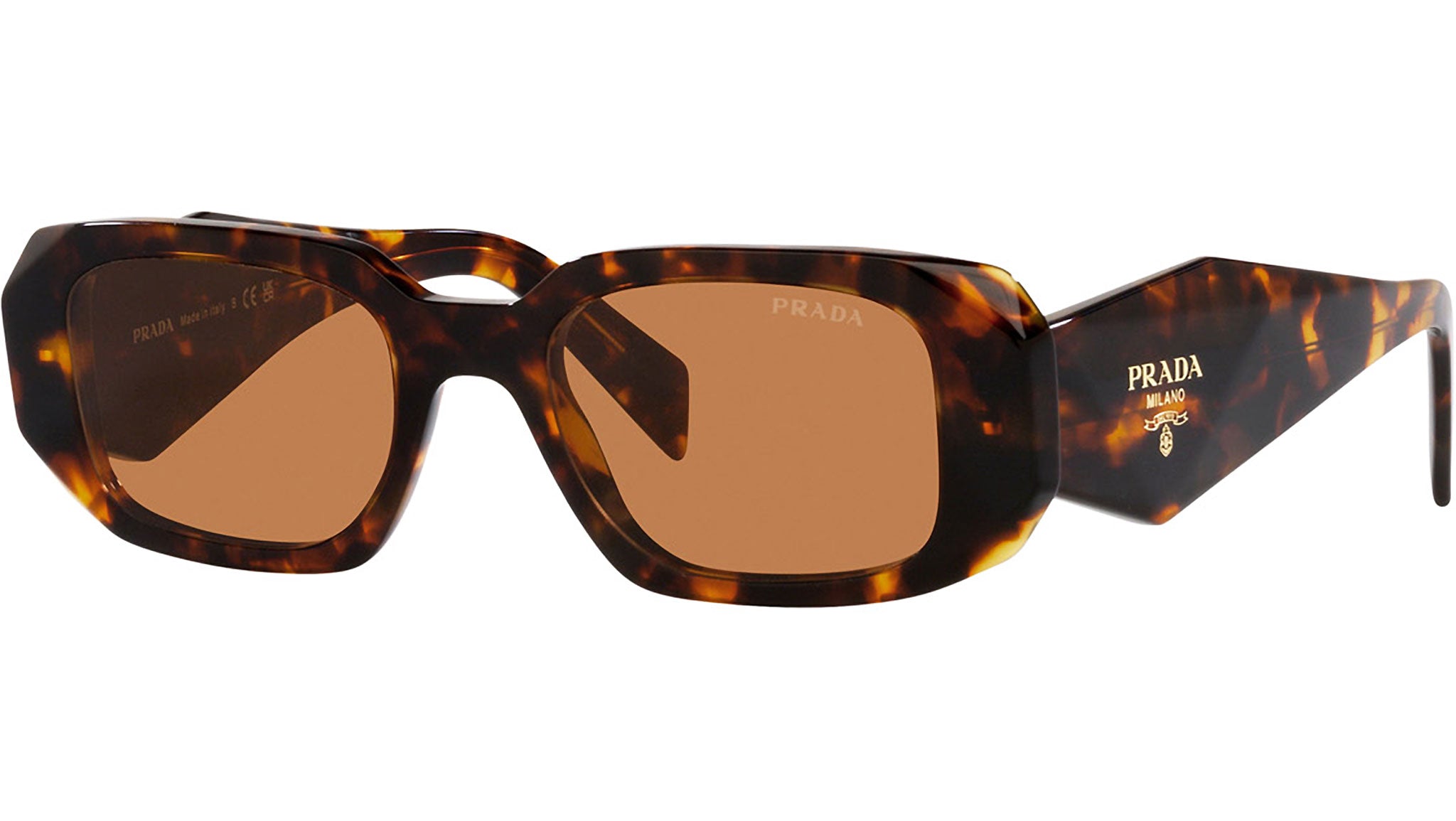 Start 2024 in Style with these stunning Prada Tortoise Sunglasses! Prada PR 23YS Square Sunglasses For Women main image 3