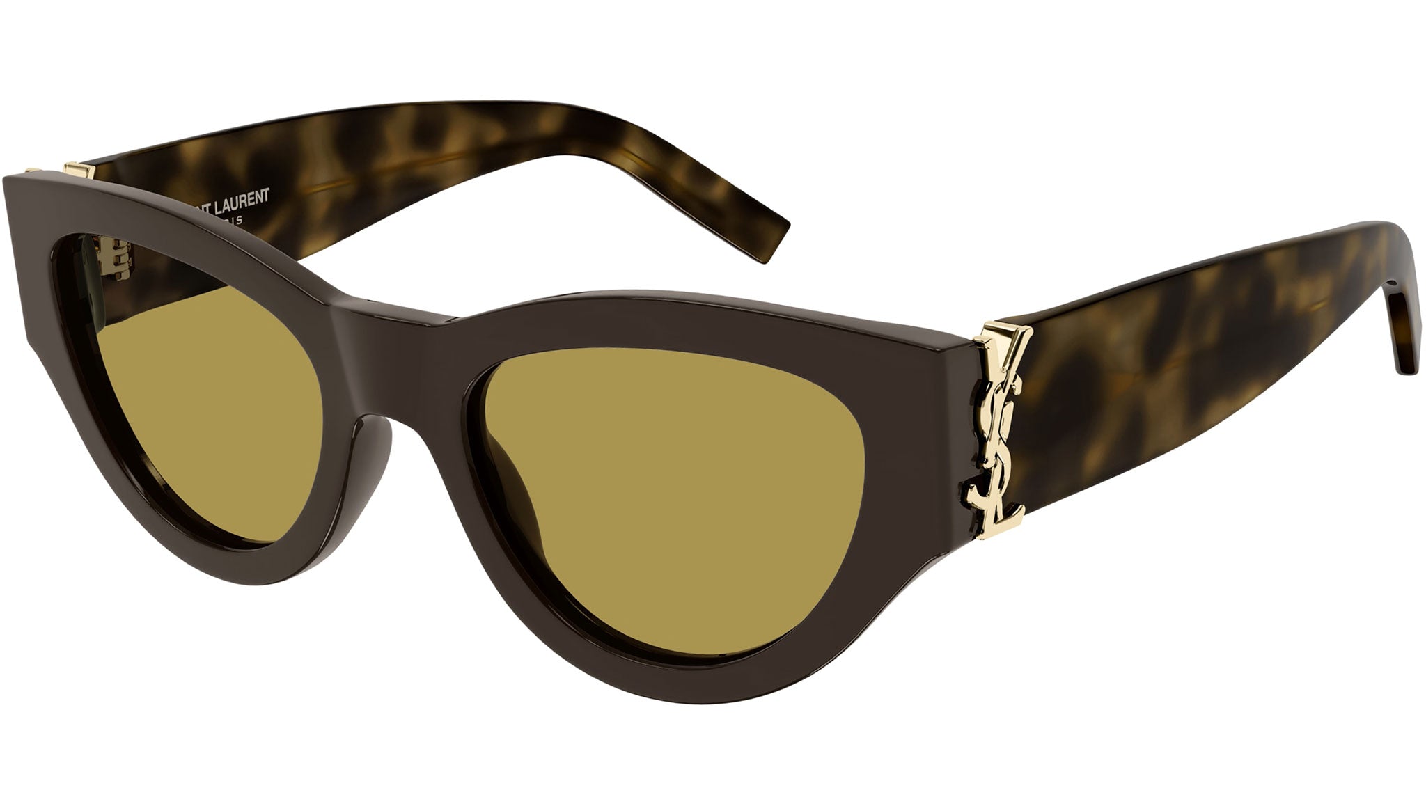 SL M94 Saint Laurent Sunglasses 010 Dark Brown - eye-oo.com