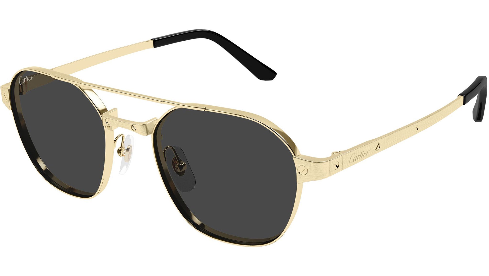 Cartier CT0571S Sunglasses 001 Shiny Gold - eye-oo.com display picture 2