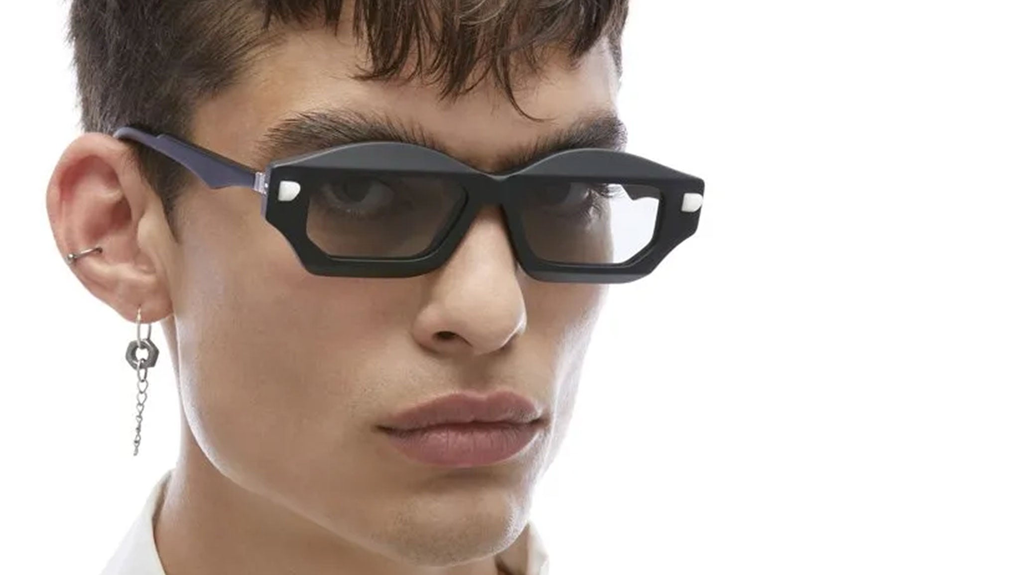 Kuboraum Q6 BM Sun Black Matt Sunglasses - eye-oo.com