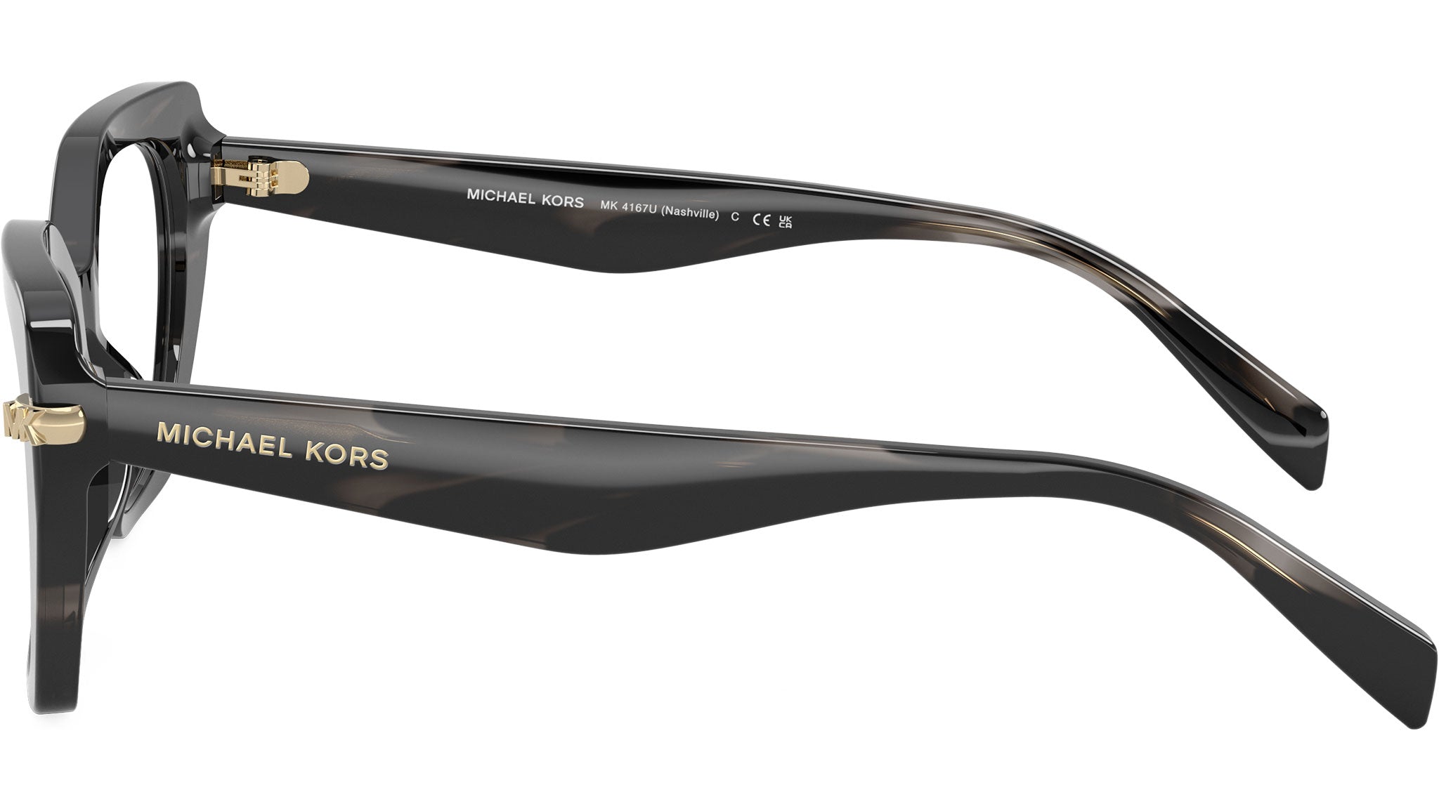 0MK4167U Michael Kors Glasses 4034 Black Horn - eye-oo.com