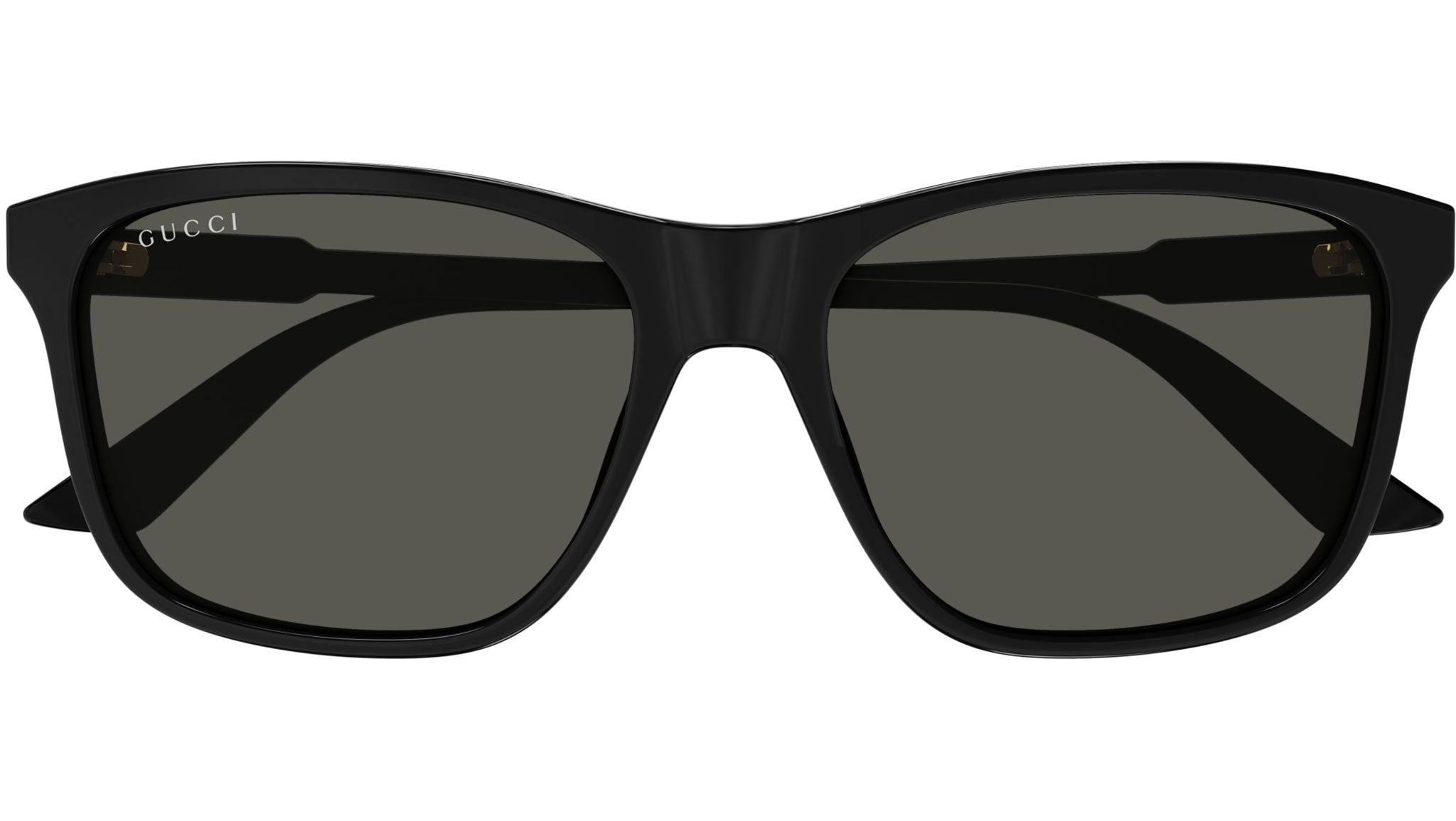 Gucci GG1819S 001 Rectangular Sunglasses Black - eye-oo.com