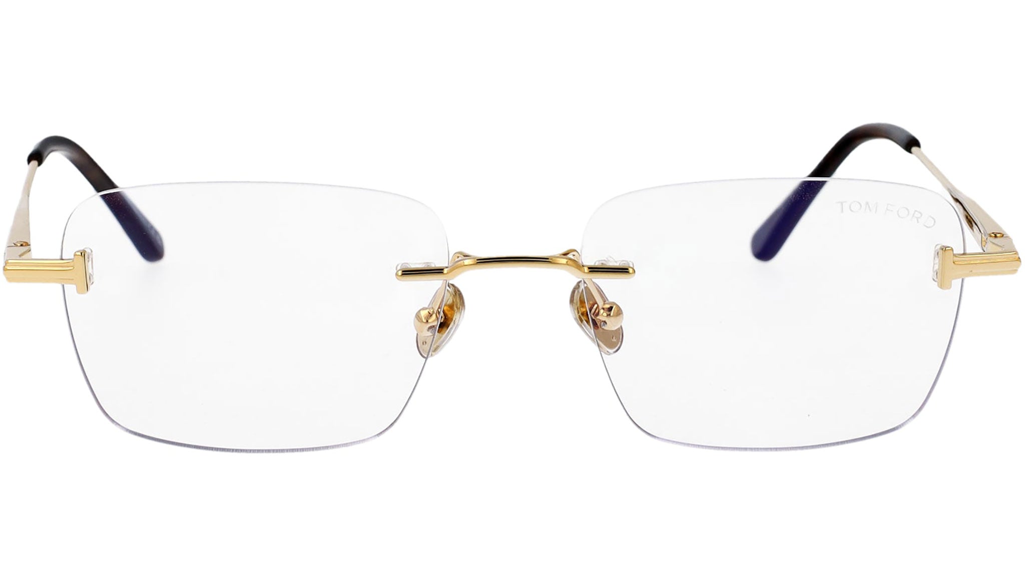 TOM FORD べっこうファッションメガネ Tom Ford FT6117-B Glasses 030 Shiny Deep Gold - eye-oo.com