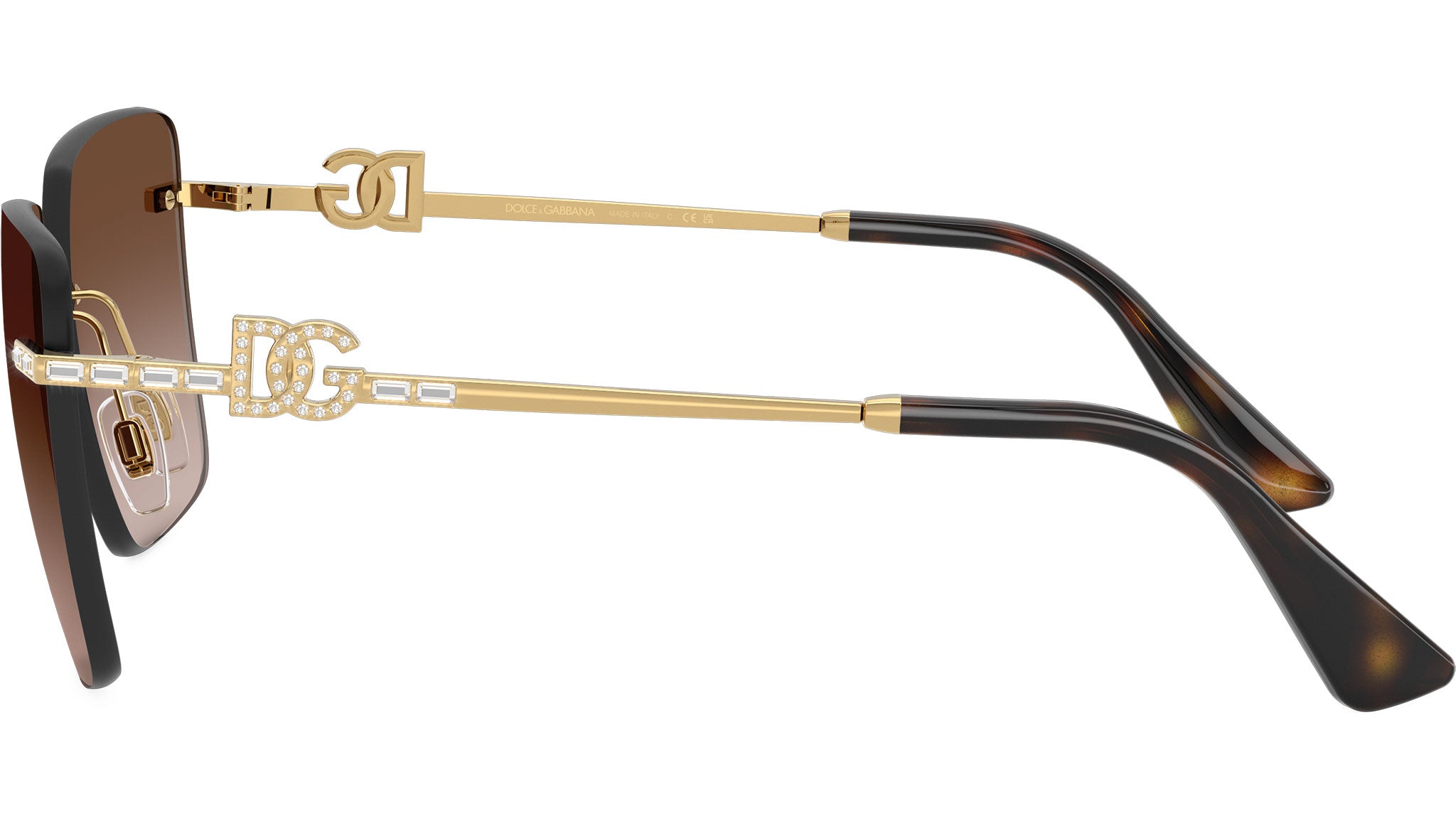 DG2332B Dolce & Gabbana Sunglasses 02/13 Gold - eye-oo.com