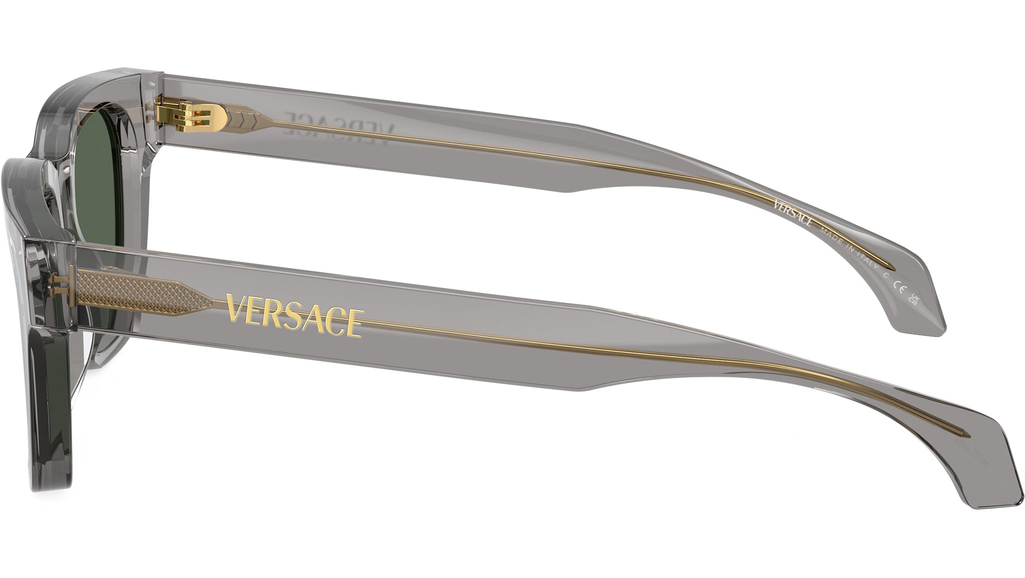 Versace VE4486 Sunglasses 551071 Transparent Grey - eye-oo.com display picture 1