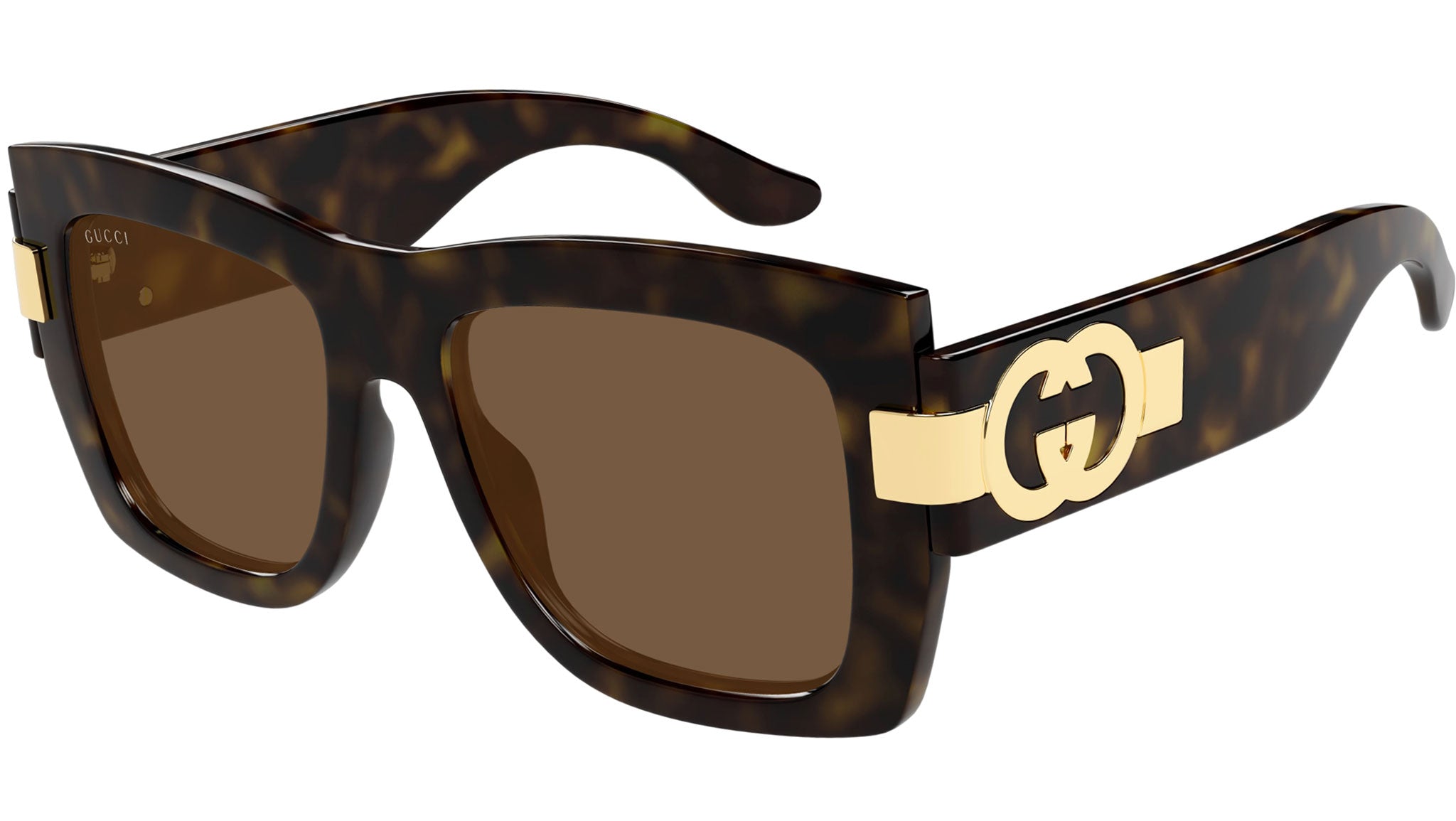 Gucci Sunglasses GG1688S 002 Shiny Dark Havana - eye-oo.com