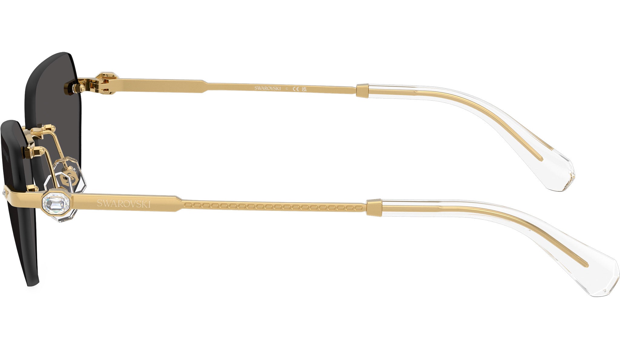 0SK7038 Swarovski Sunglasses 400487 Gold - eye-oo.com