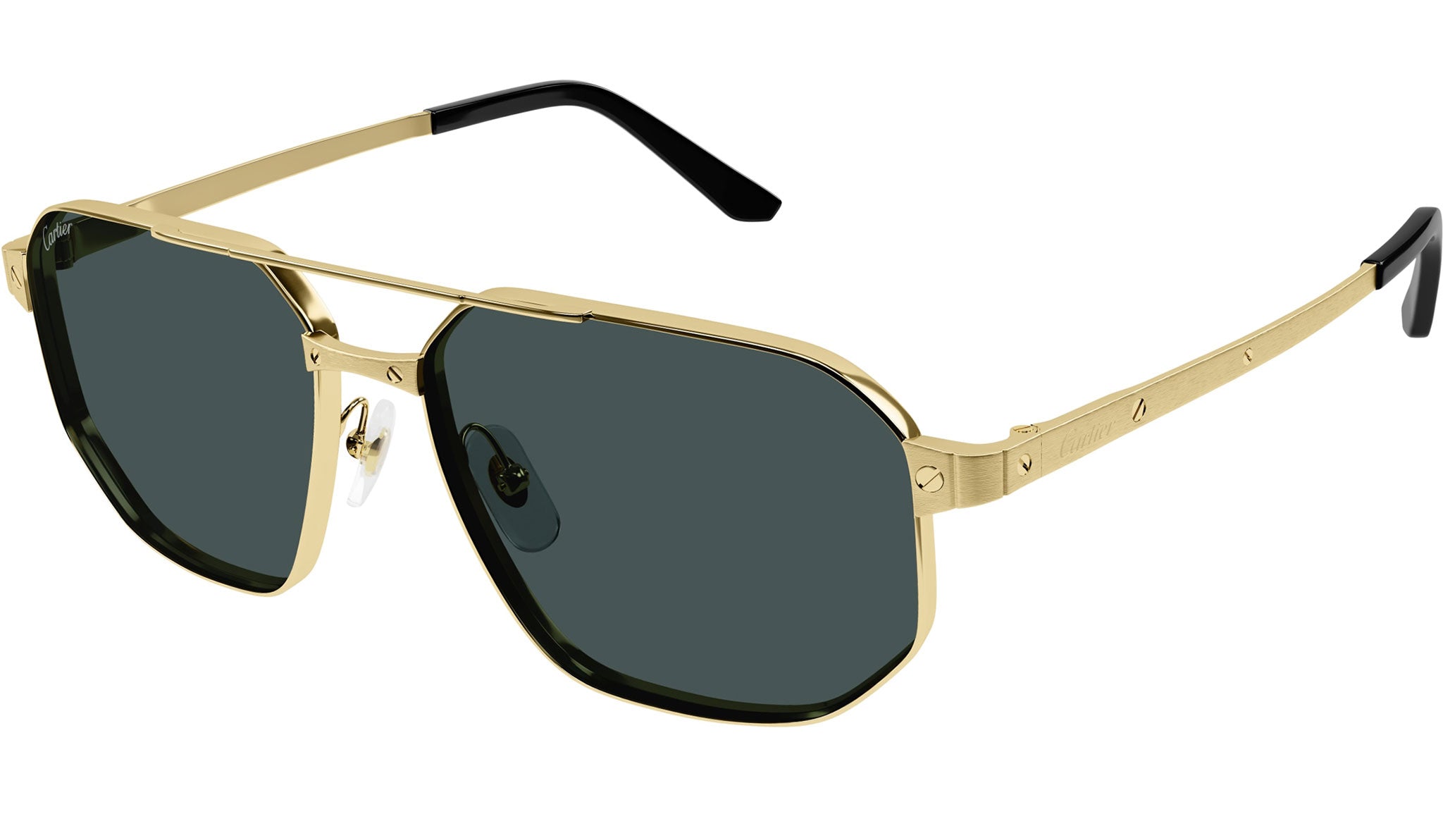 Cartier CT0462S 003 Sunglasses Shiny Gold - eye-oo.com