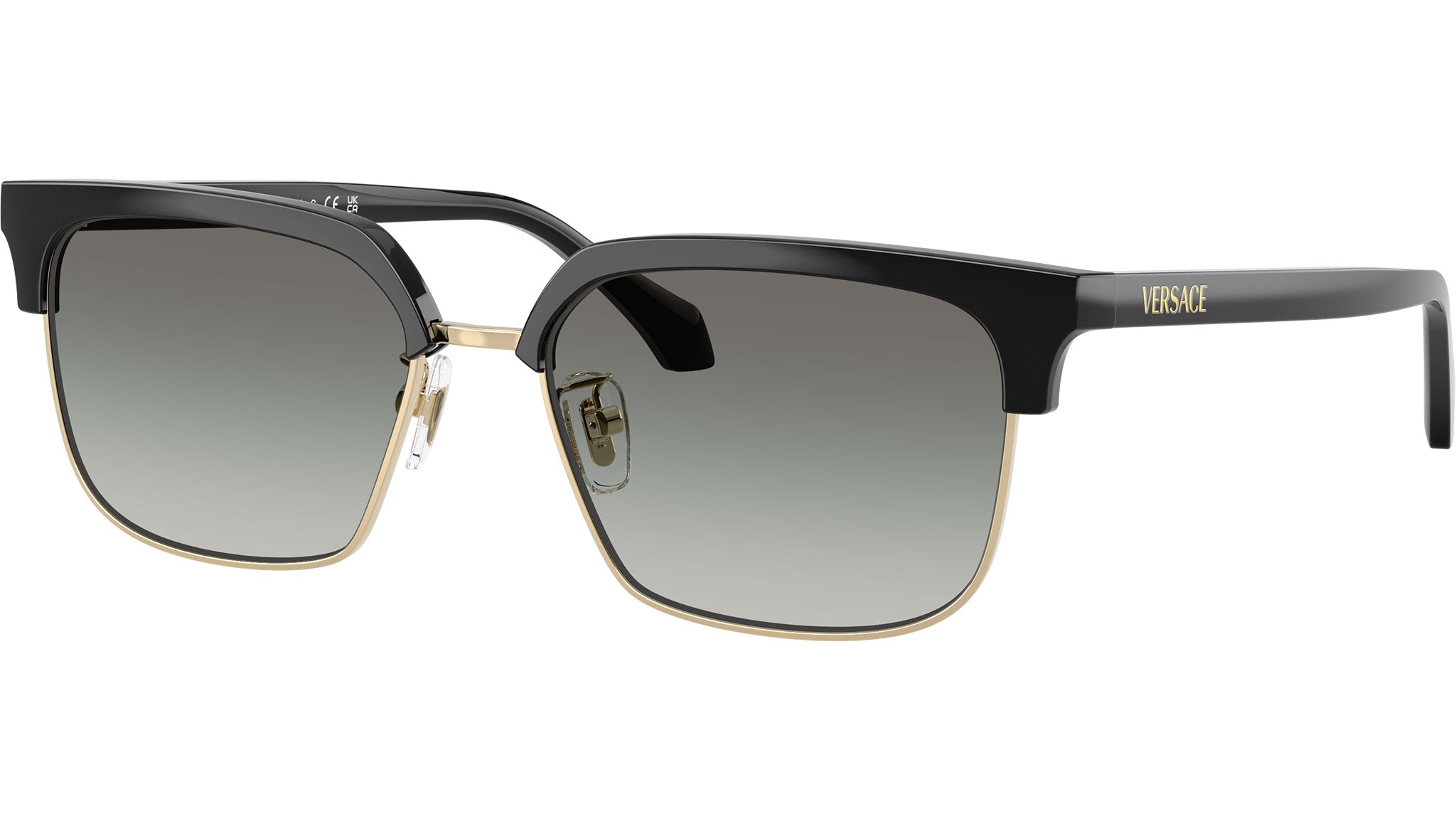 Versace Black Sunglasses with Gradient Lenses Versace 4467U GB1/87 Sunglasses - US main image 4